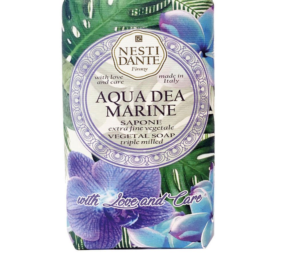 Nesti Dante Handseife Aqua dea Marine 250 g, 1-tlg., Hand -und Körperseife mit feinem Duft 250 g