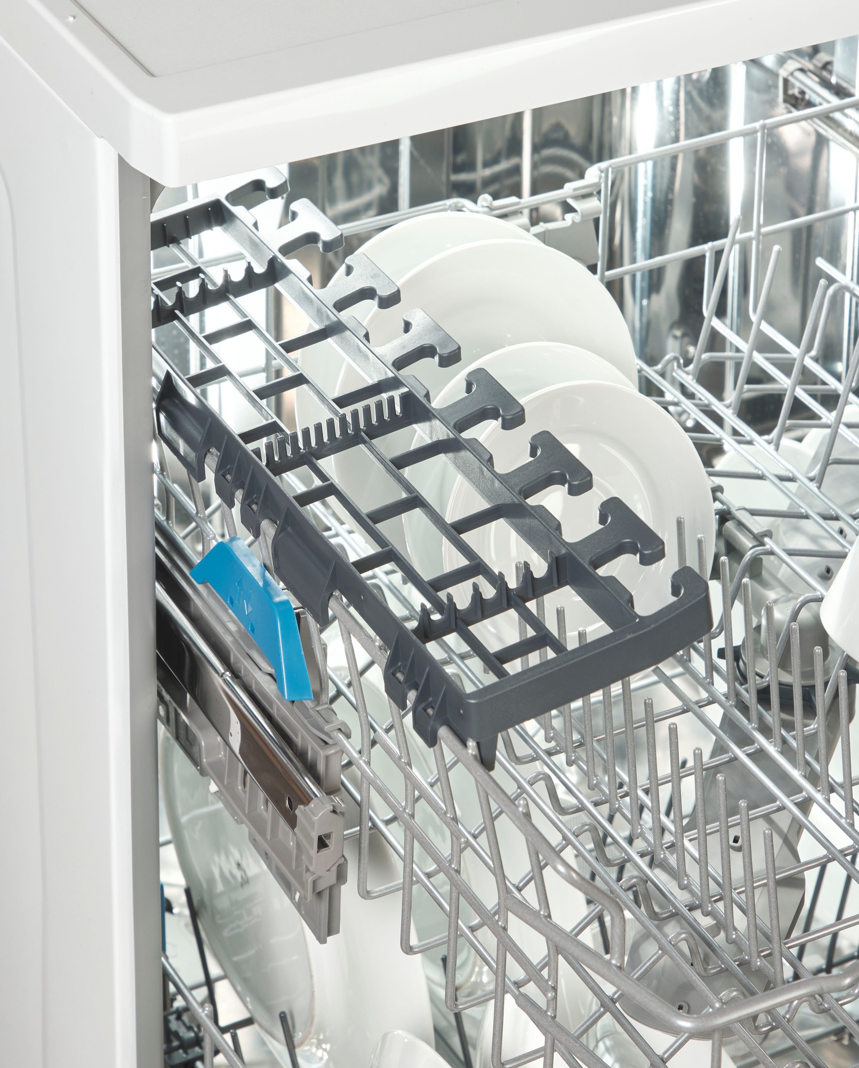 BEKO Standgeschirrspüler BDFN26430W 7694801677, 14 Maßgedecke, SteamGloss – Glänzende Gläser dank optimierter Trocknung – Bild 5 von 5