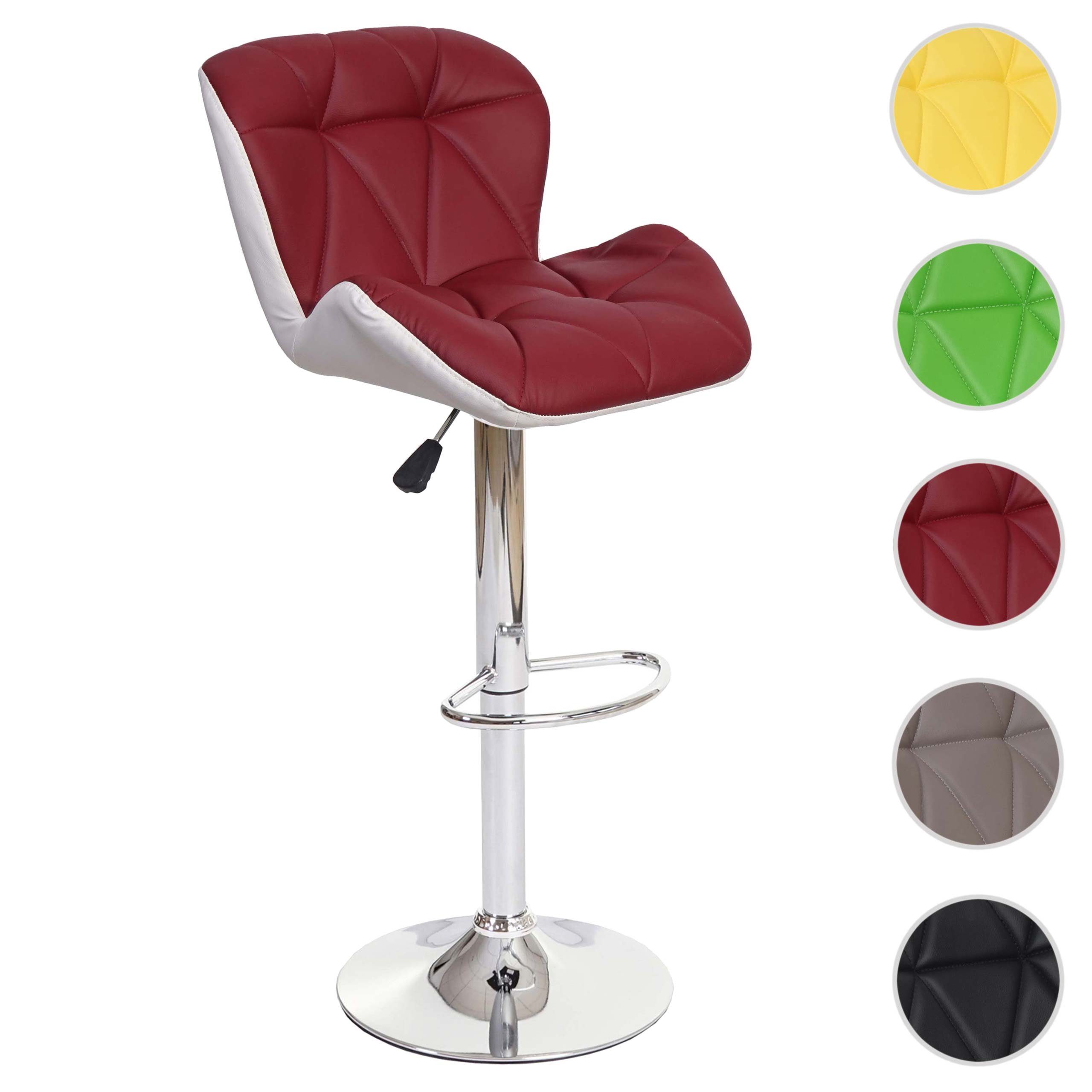 MCW Barhocker MCW-A92, Stufenlos höhenverstellbar, Polsterbezug günstig online kaufen