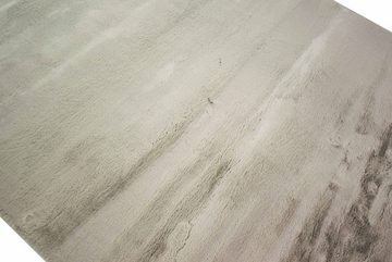 Hochflor-Teppich Teppich Kunstfellteppich Hochflor Faux Fur Hasenfell uni beige, Teppich-Traum, rechteckig, Höhe: 30 mm