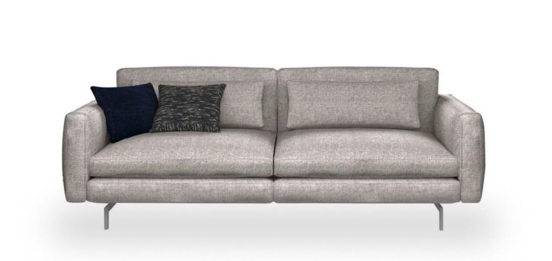 Luxus Set Sessel (2-St., Made JVmoebel Neu in Europa Sofa, Set), Schlafzimmer-Set Grau-Schwarze Wohnzimmermöbel Modern, Dreisitzer