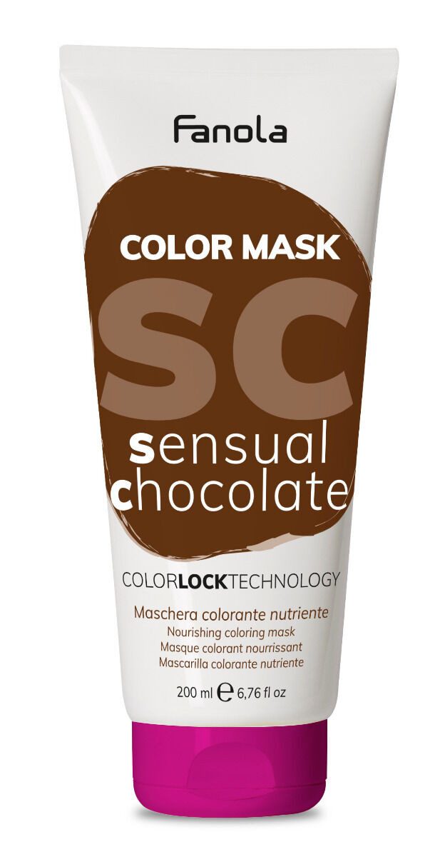 Fanola Haarfarbe Fanola Fanola Color Masker Sensual Chocolate 200ml Sensual Chocolate