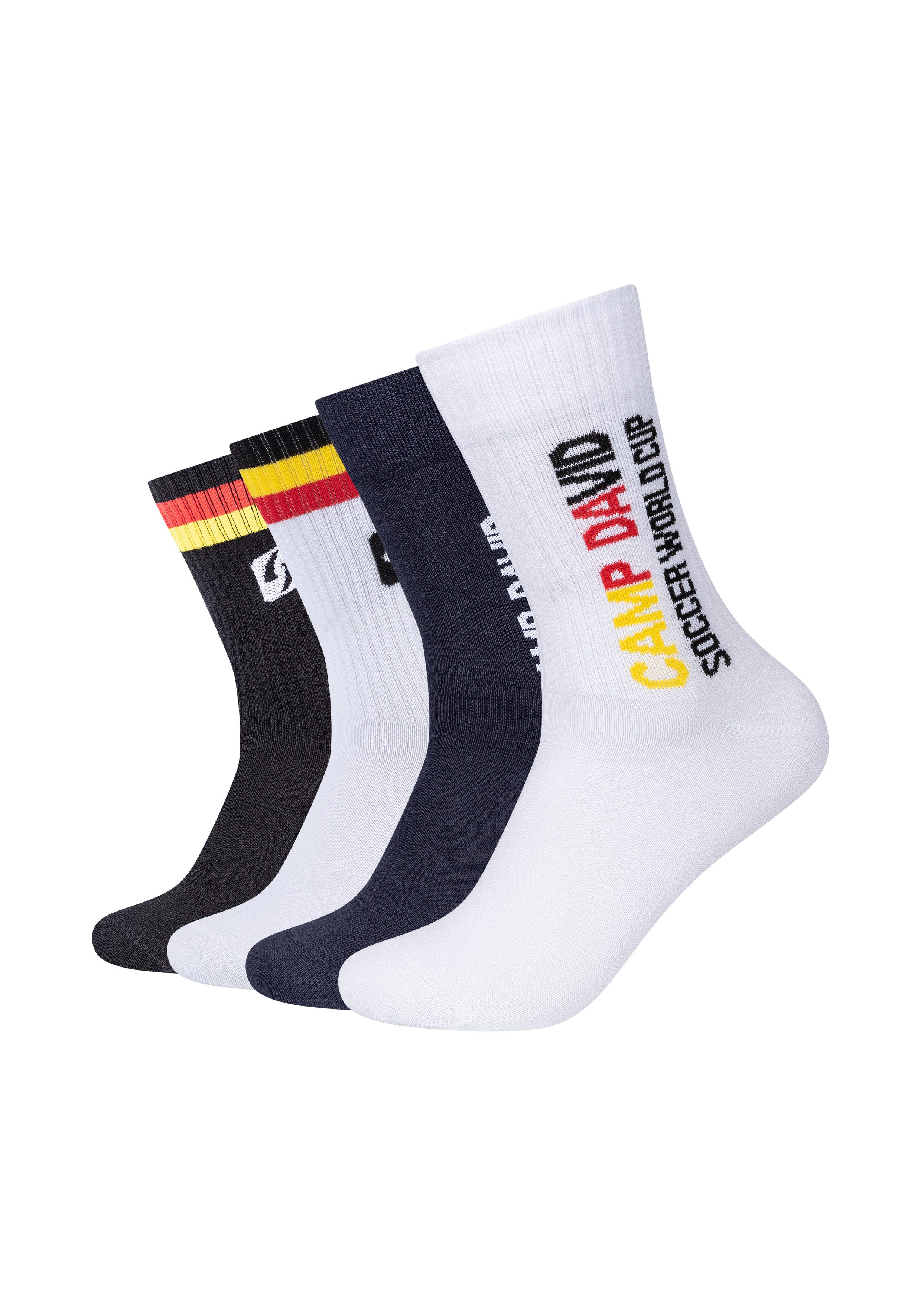 CAMP DAVID Socken casual (4 Paar) mit elastischem Bund