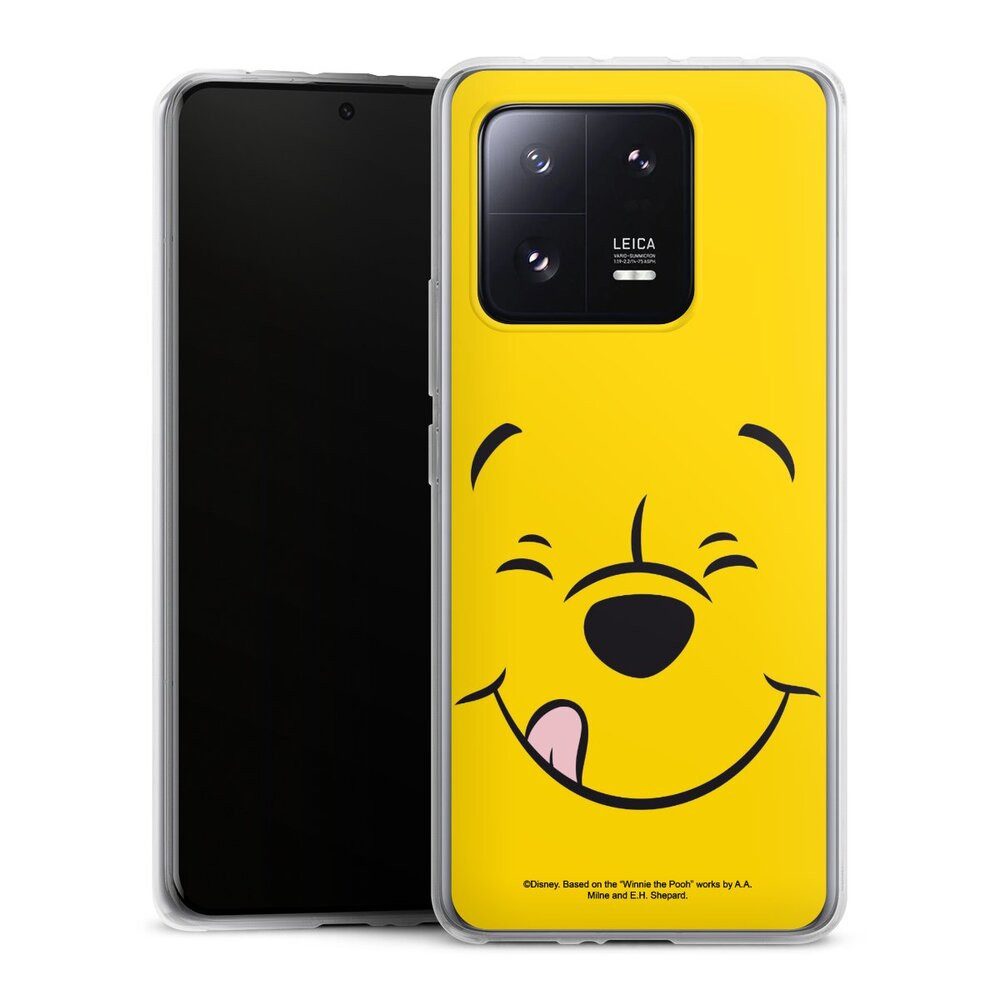 DeinDesign Handyhülle Winnie Puuh Offizielles Lizenzprodukt Disney Puuh Closeup, Xiaomi 13 Pro Silikon Hülle Bumper Case Handy Schutzhülle