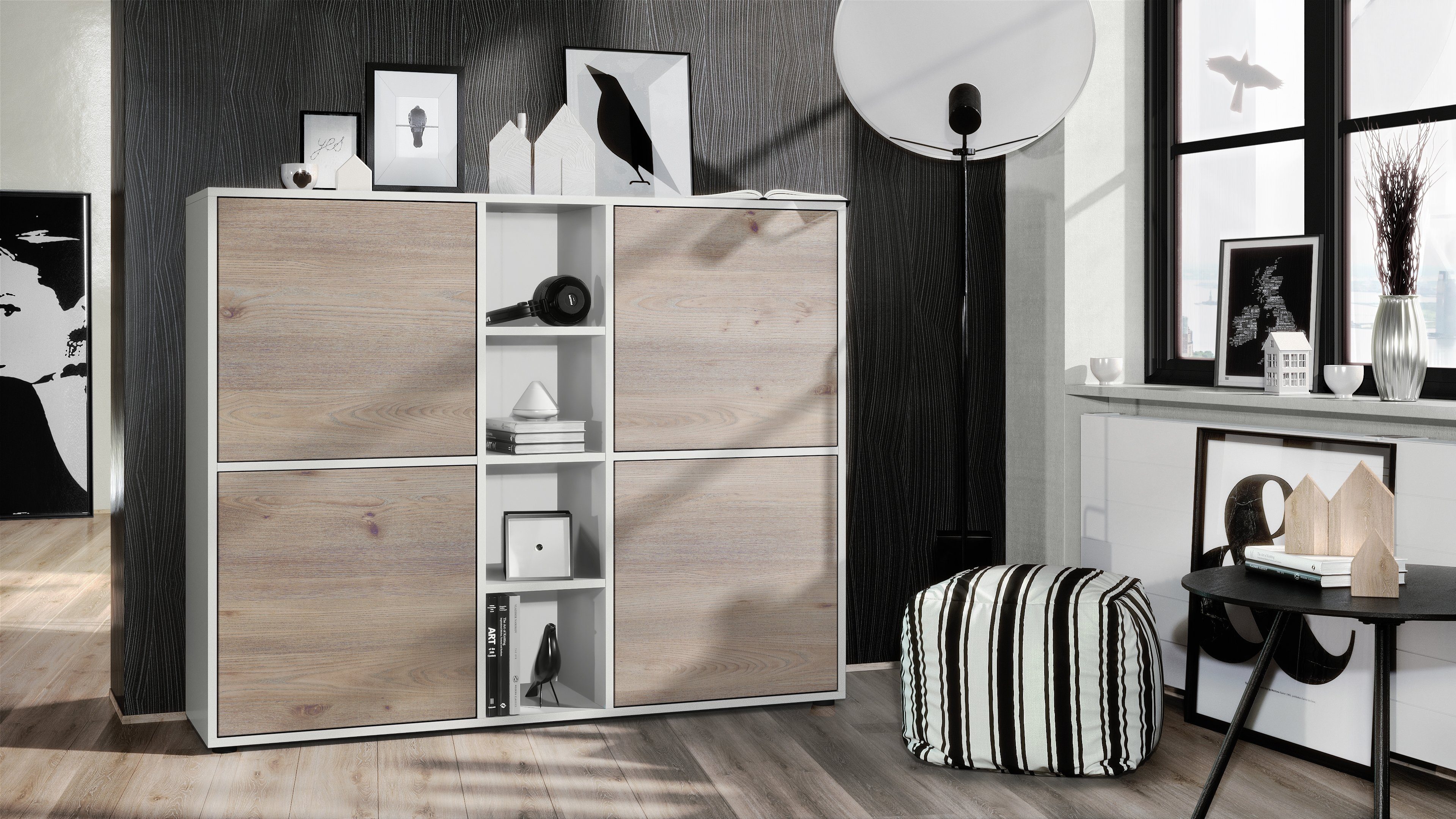 Vladon Highboard Cuba V3 (Highboard, Schrank günstig online kaufen