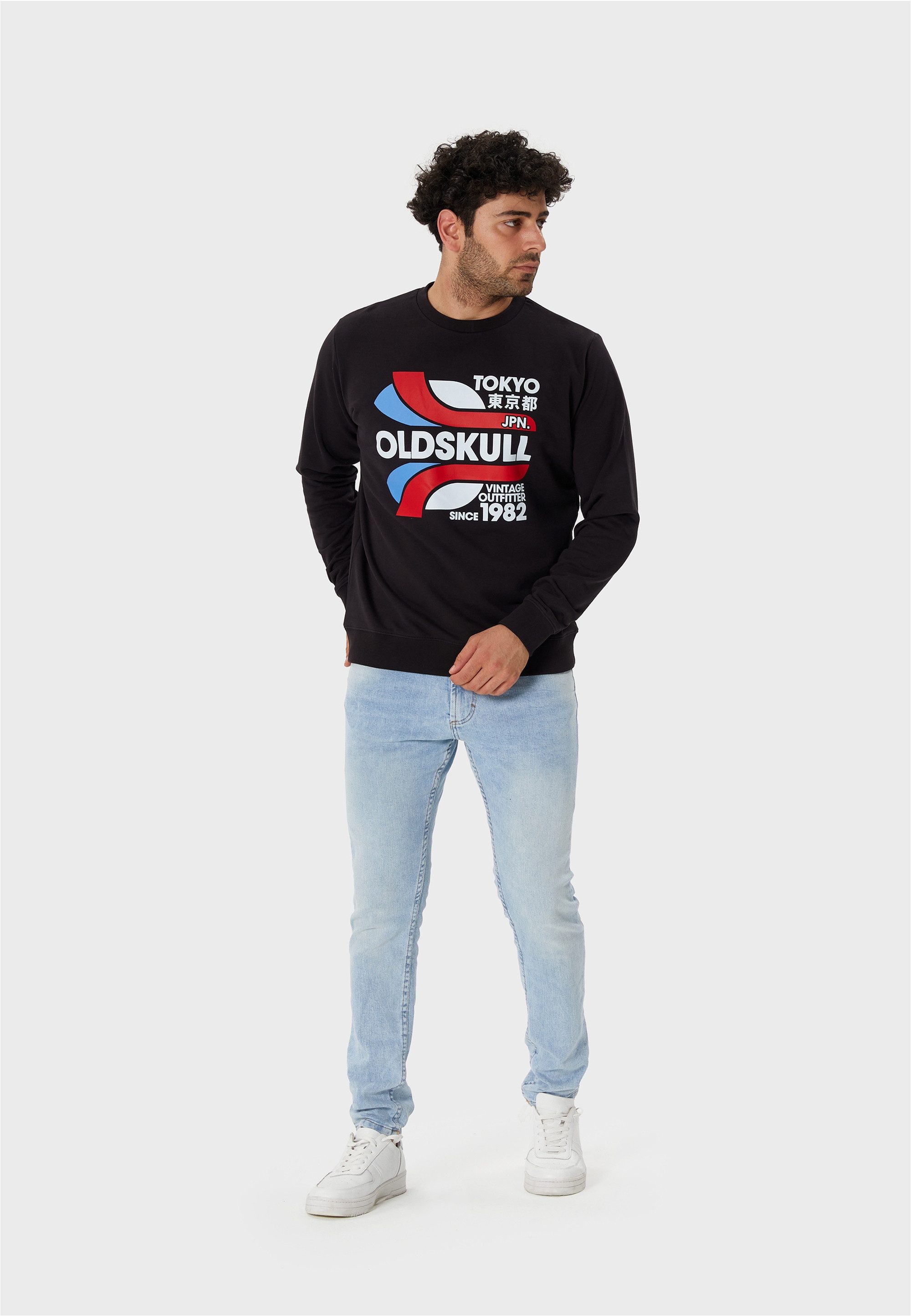 Oldskull Sweatshirt Retro Tokyopolis (1-tlg) mit günstig online kaufen