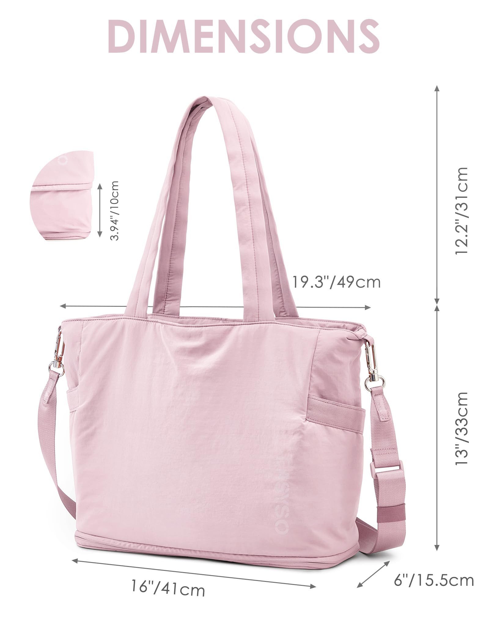 G4Free Tragetasche, Damenhandtasche, Daunen-Arbeitstasche mit Reißverschlus günstig online kaufen