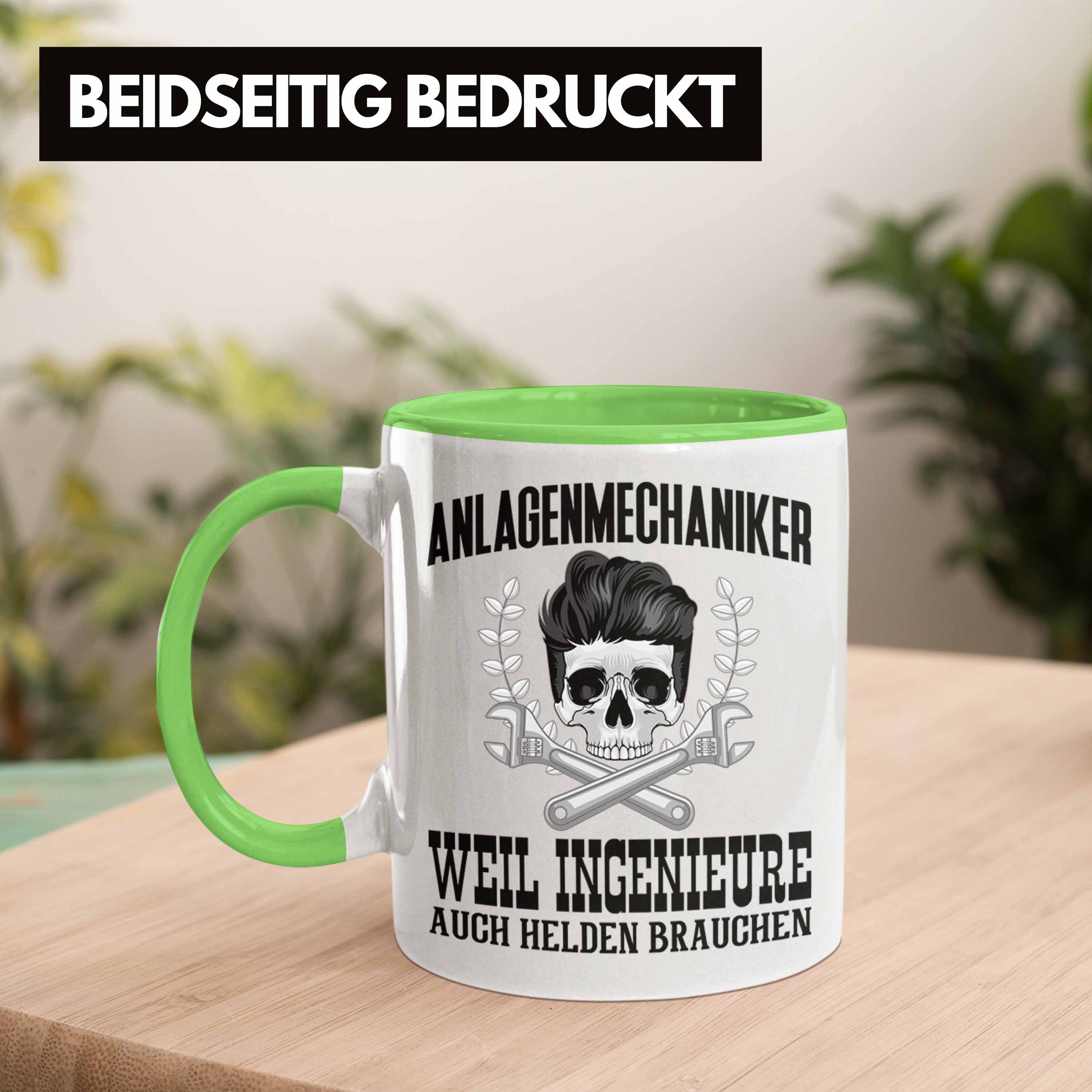 He Trendation Spruch Geschenk Männer Auch Grün Tasse Tasse Anlagenmechaniker Ingenieure Weil