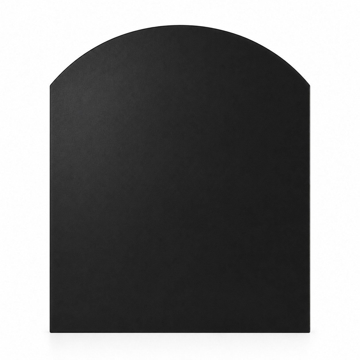Hanseatic Bodenschutzplatte für Kaminöfen Segment 100 Stahl, 1-St., Stahl-Segment 100 x 120 cm, 2mm Stärke, schwarz, zum Funkenschutz