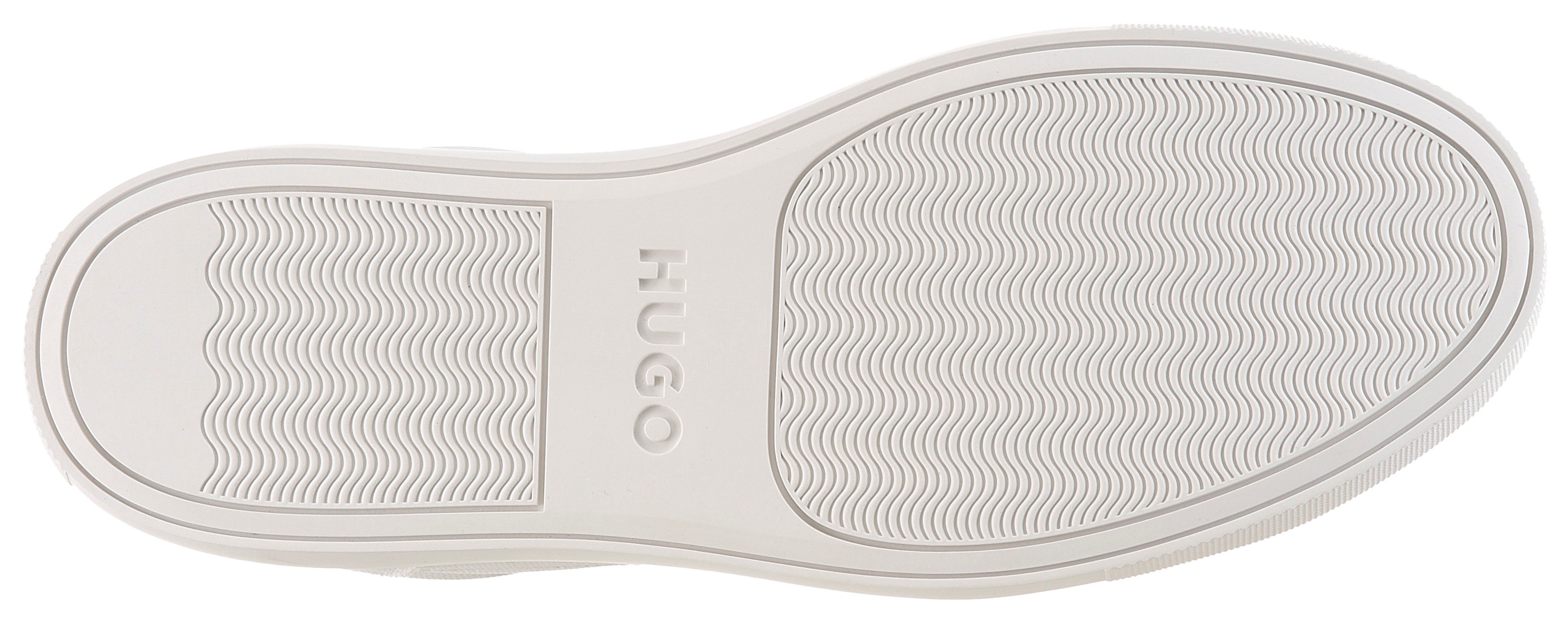 HUGO Blue Morrie tenn Sneaker Schnürschuh, Halbschuh, Freizeitsneaker mit weichem Schaftrand