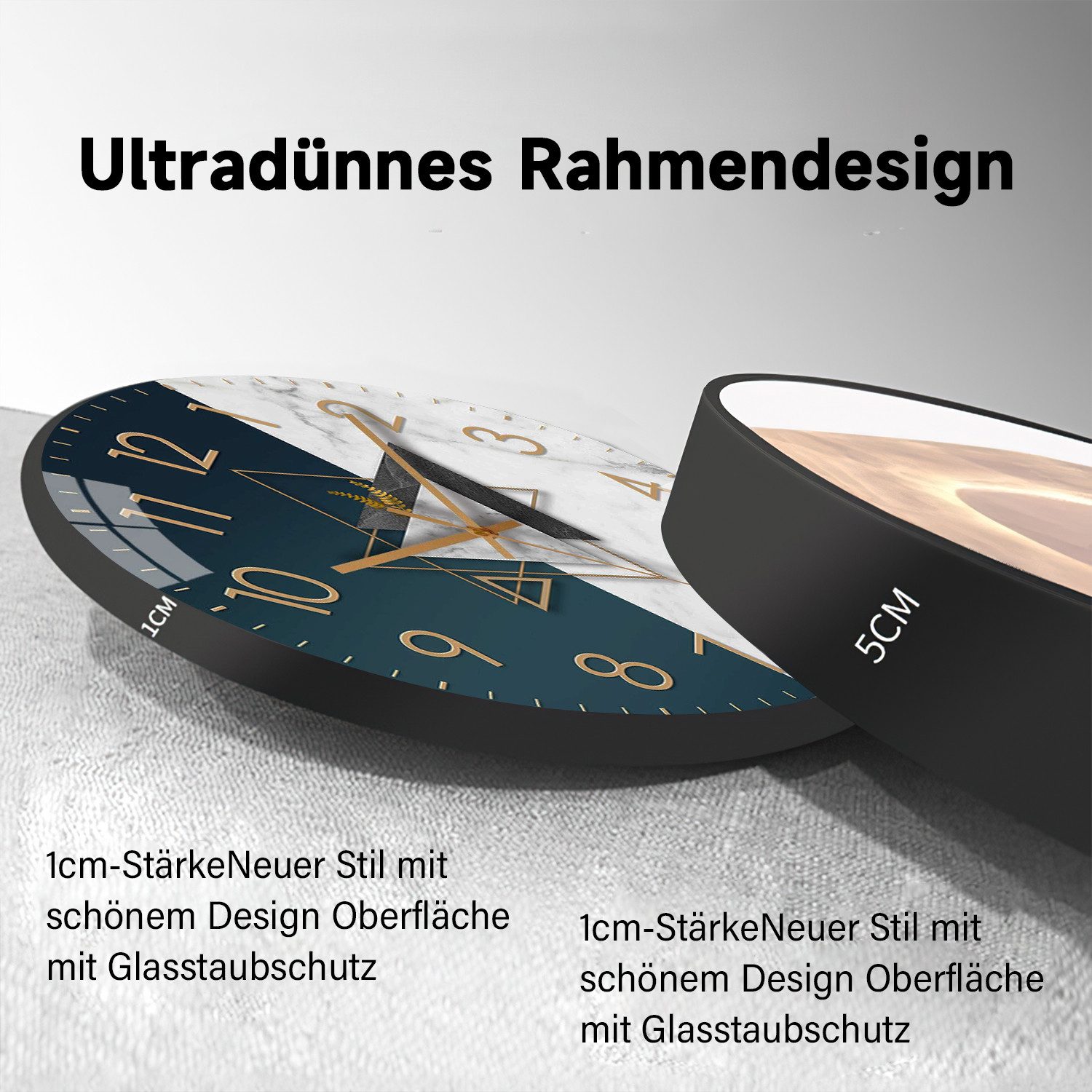 ZEUOPQ Wanduhr 30 cm große Vintage-Wanduhr günstig online kaufen