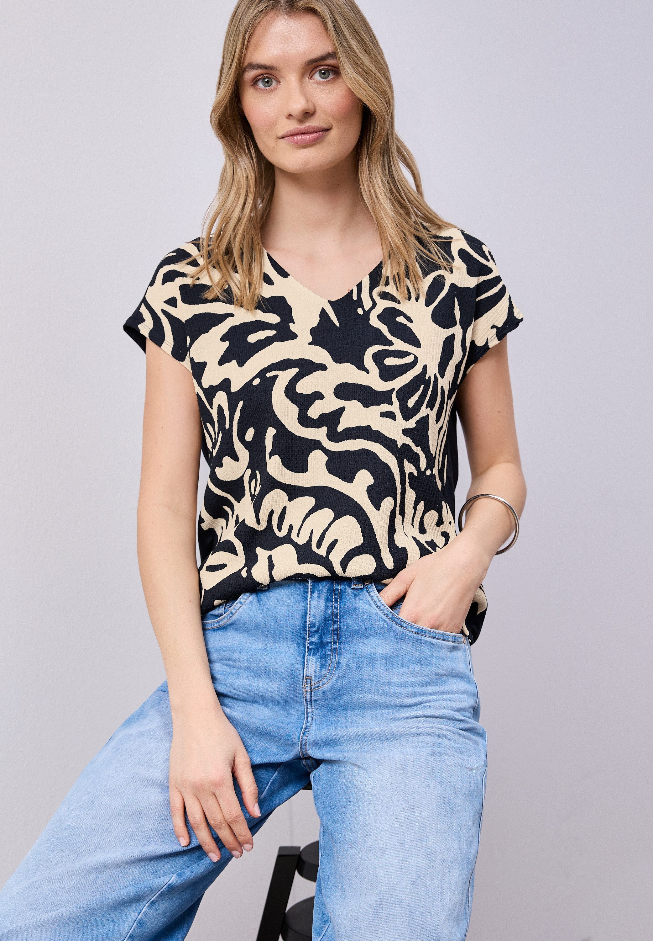 STREET ONE Shirttop mit All-Over Print – Bild 2 von 5
