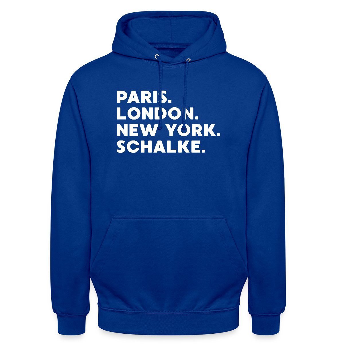 Spreadshirt Hoodie Schalke Leidenschaft Weltstadt Fußball Unisex Hoodie (1-tlg)