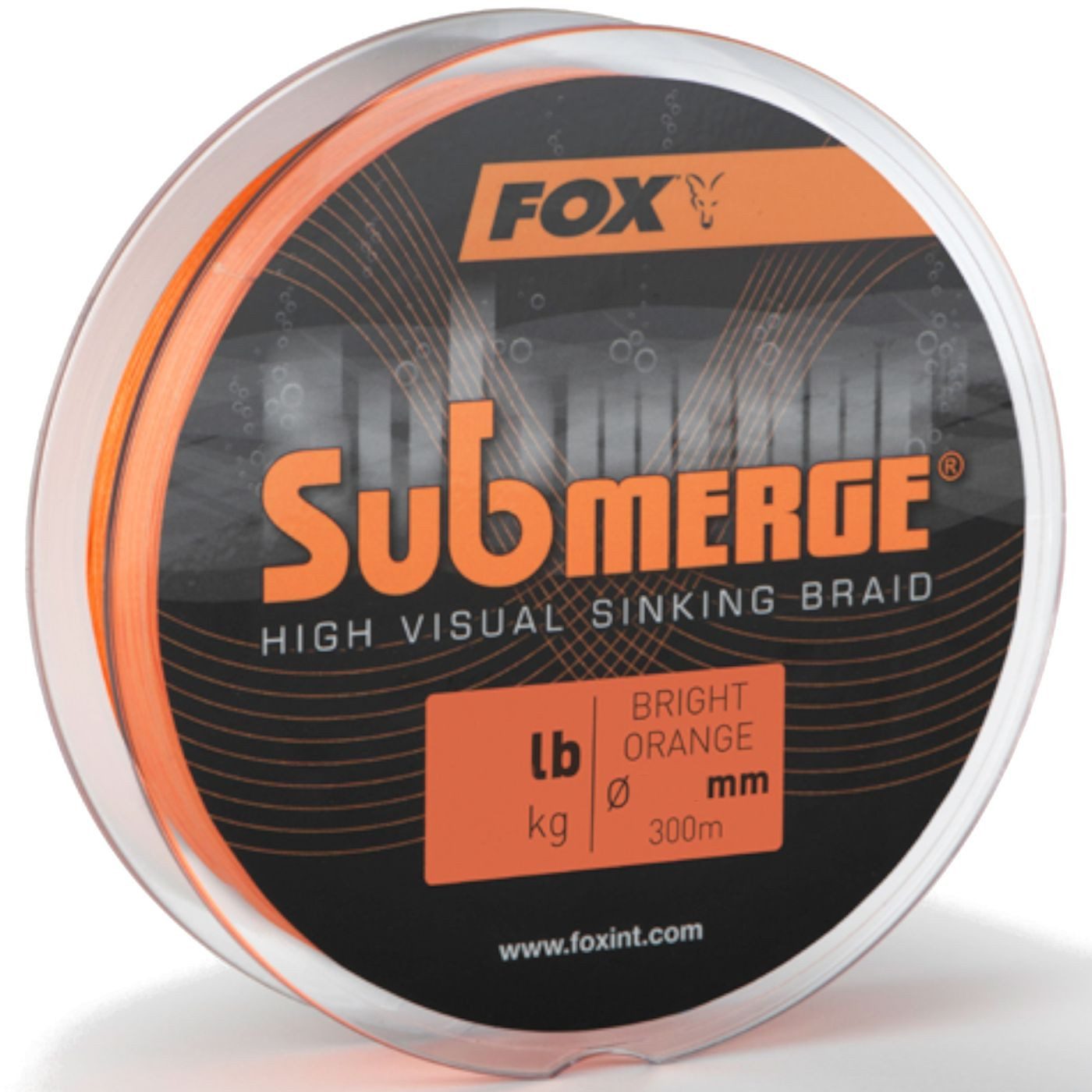 FOX International Angelschnur Fox Submerge high visual sinking braid orange - 300m Karpfenschnur, 0.2 m Länge, 0.2 mm Fadendurchmesser, (300-St)