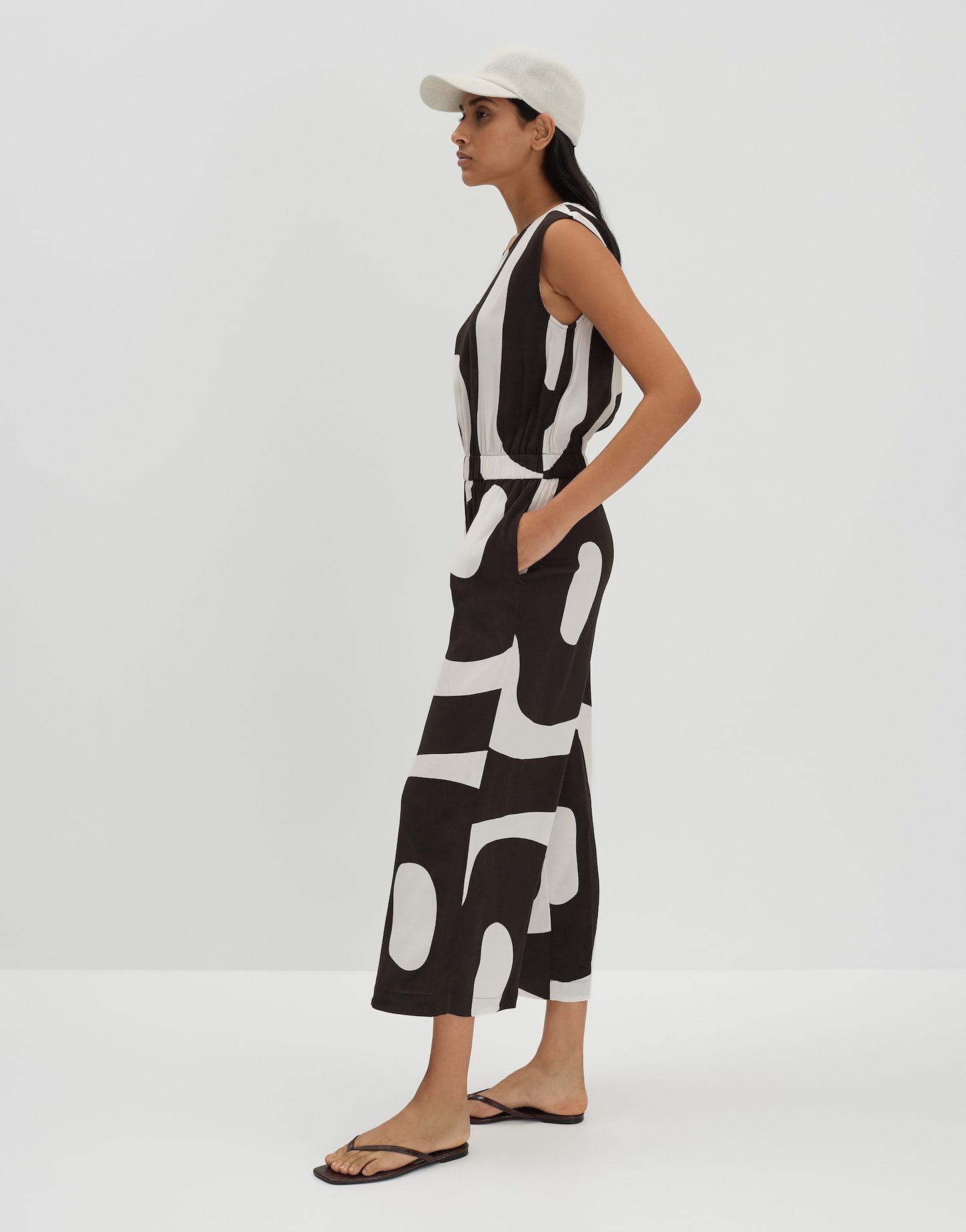 someday Jumpsuit CETURAL mit abstrakten Print