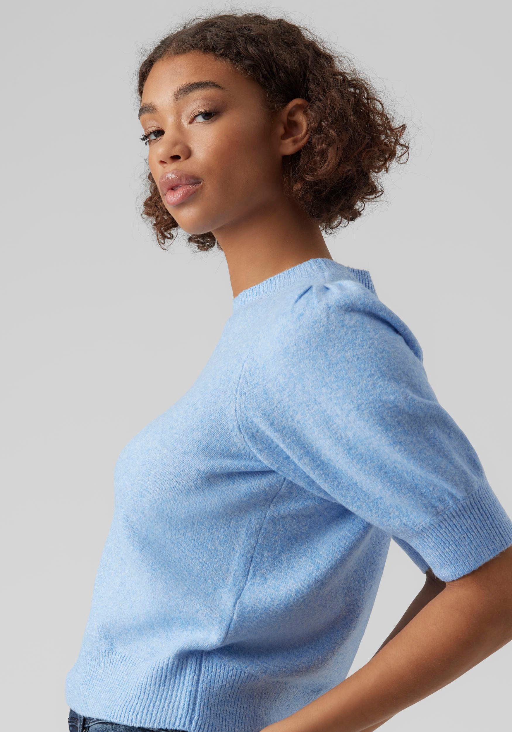 Vero Moda Rundhalspullover VMDOFFY 2/4 O-NECK PULLOVER GA NOOS mit kurzen P günstig online kaufen