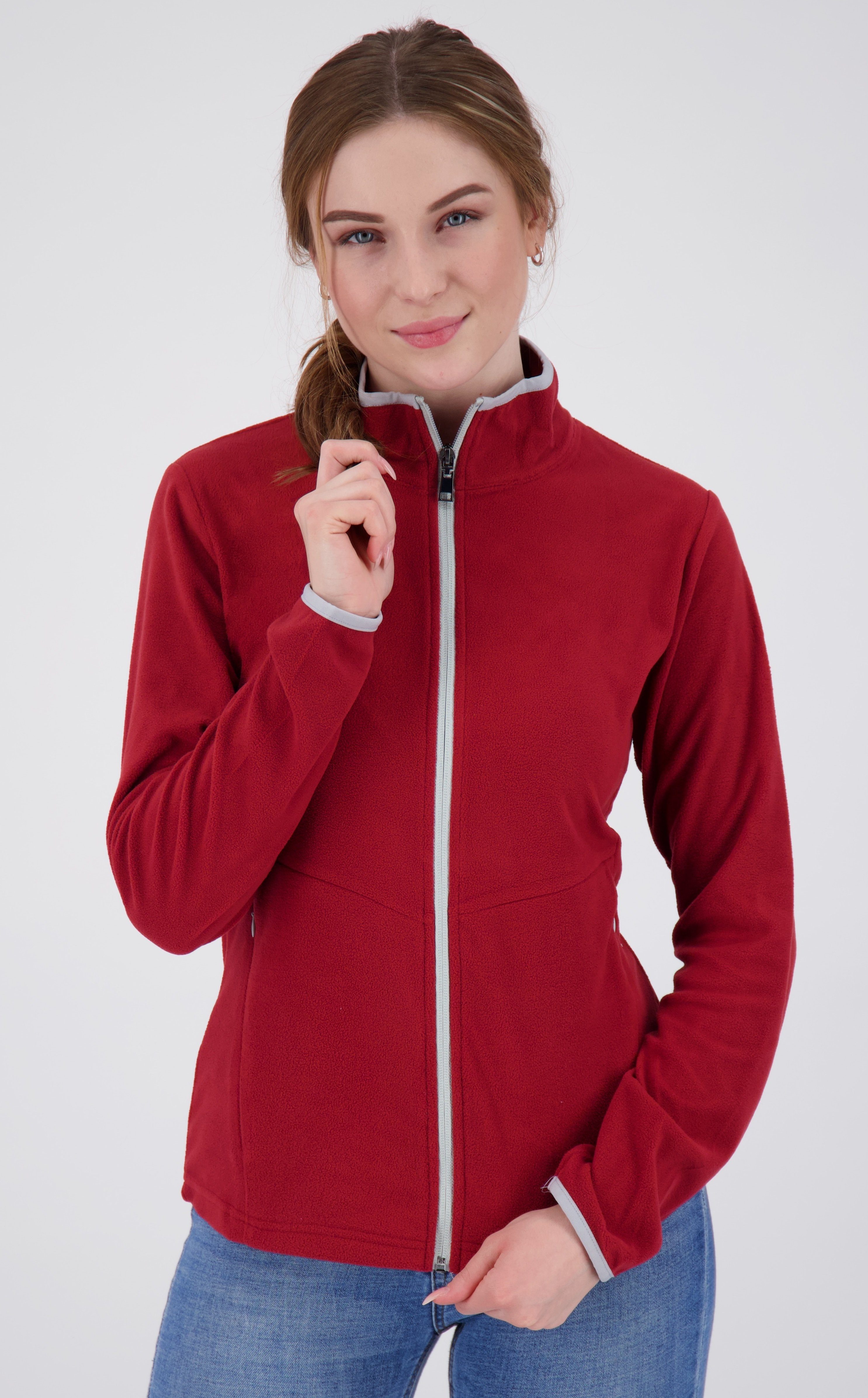 DEPROC Active Fleecejacke DECORAH X CS WOMEN auch in Großen Größen erhältlich bordeaux