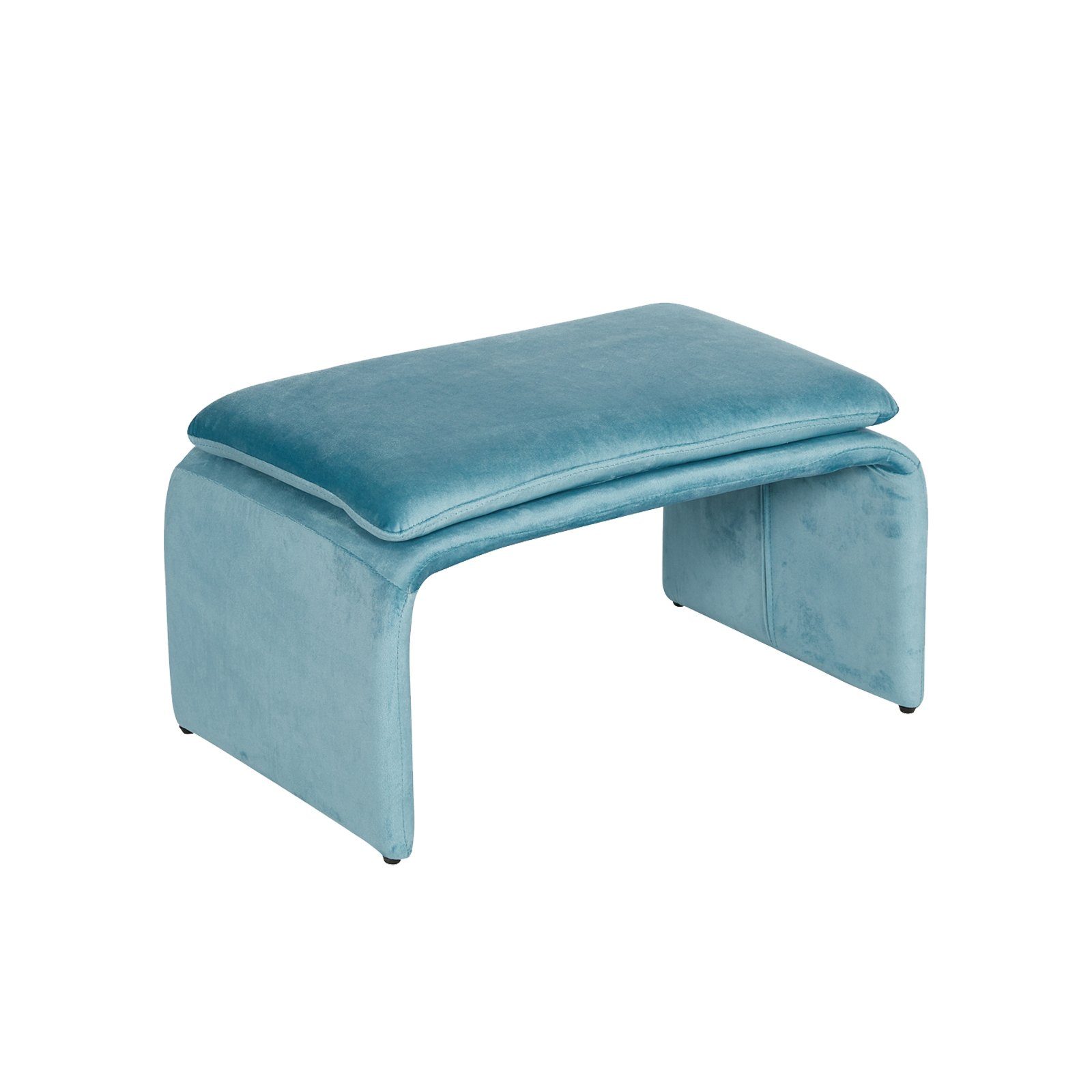 HTI-Living Sitzhocker Hocker Vance Unifarben (Stück, 1 St), Sitzhocker Pastellblau