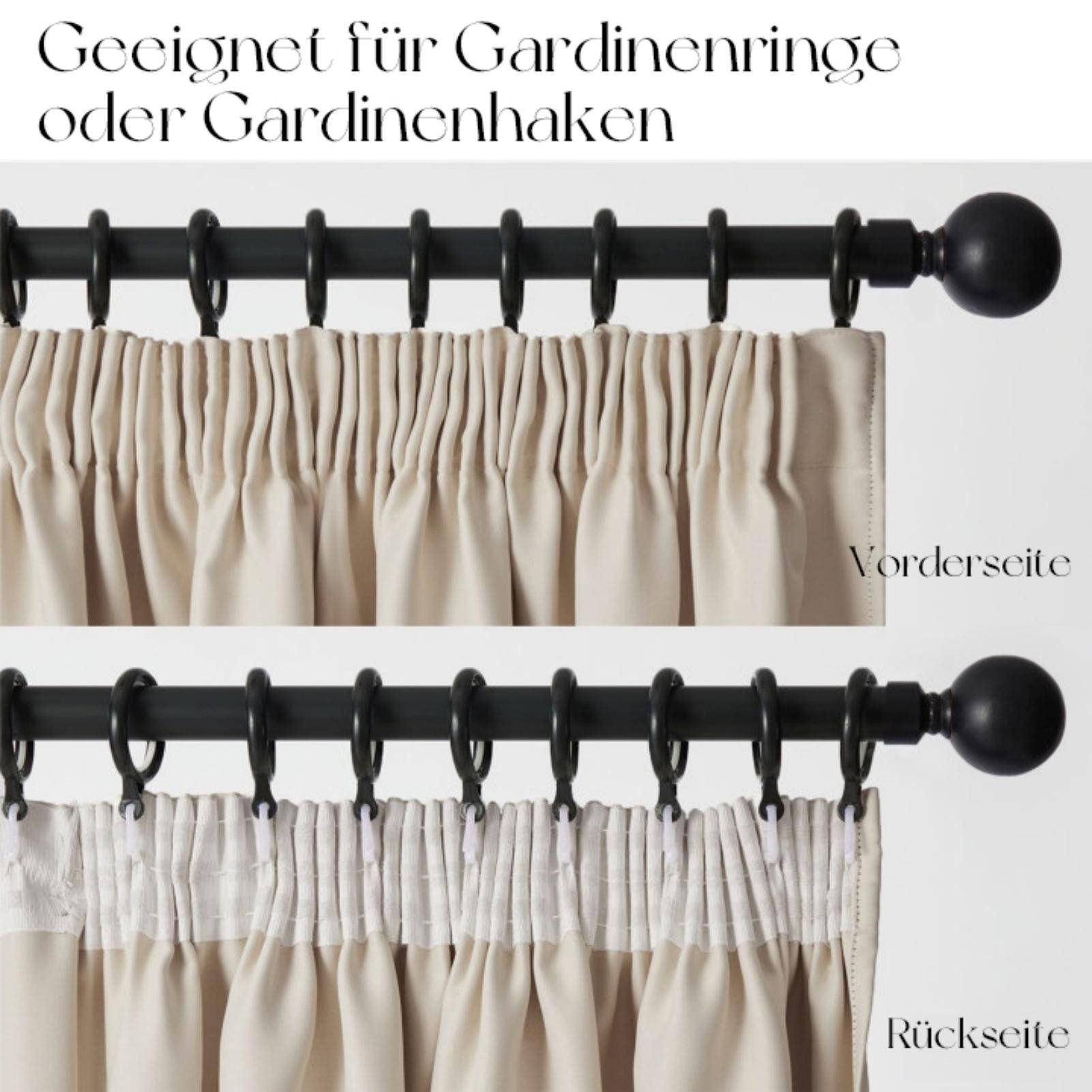 Topfinel Gardine Ösen (2 St), blickdicht, Bestseller, einfarbig, modern, pf günstig online kaufen