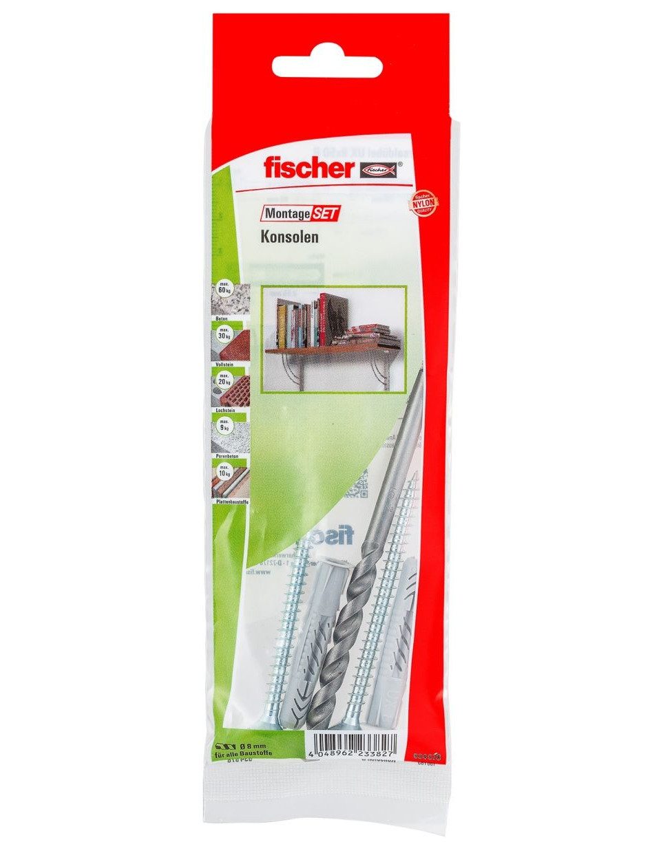 fischer Schrauben- und Dübel-Set Fischer Montage-Set Konsolen
