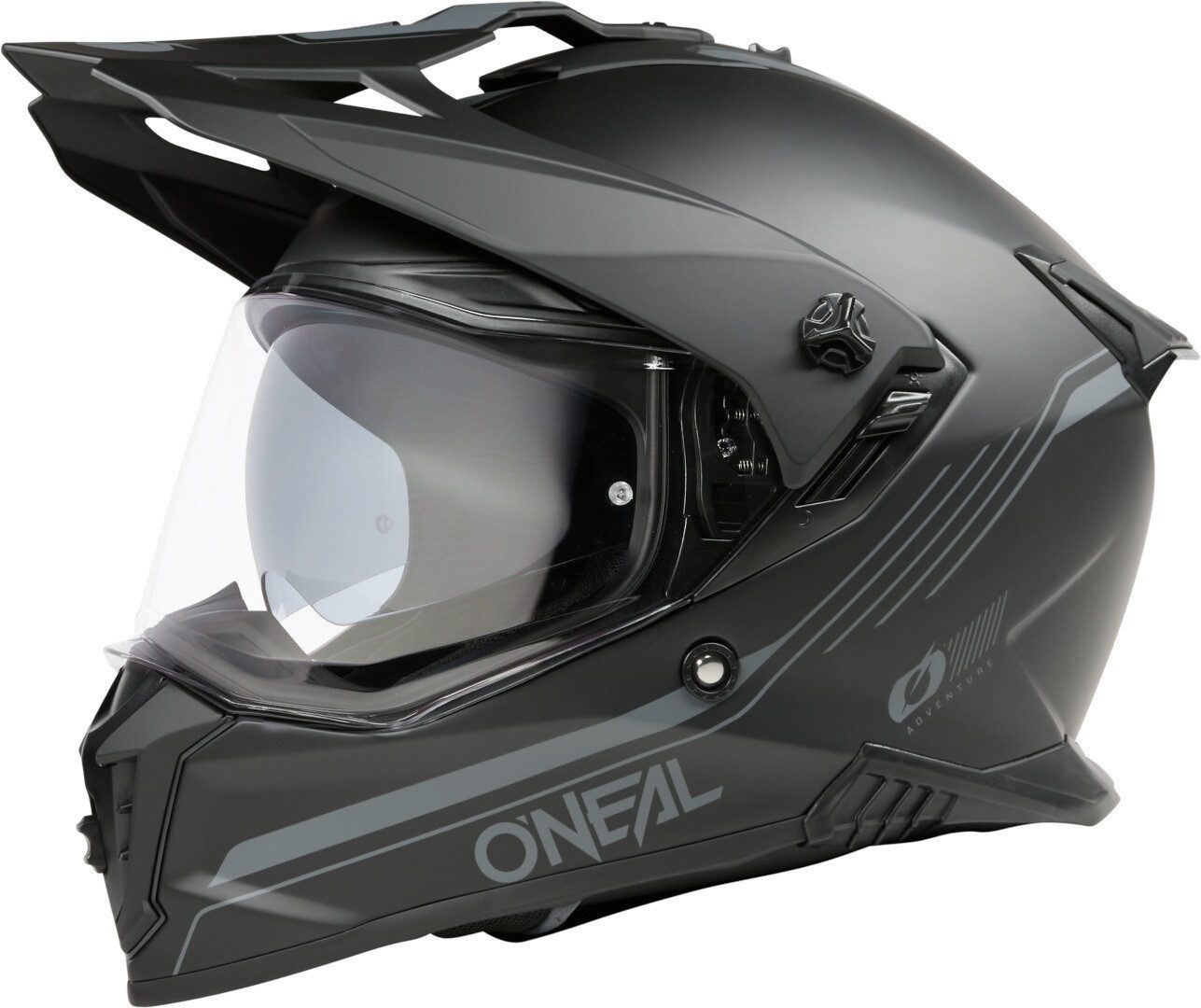 O’NEAL Motocrosshelm A-SRS Solid Motocross Helm, vorbereitet für Kommunikationssystem,Notfallsystem-Polsterung (EQ