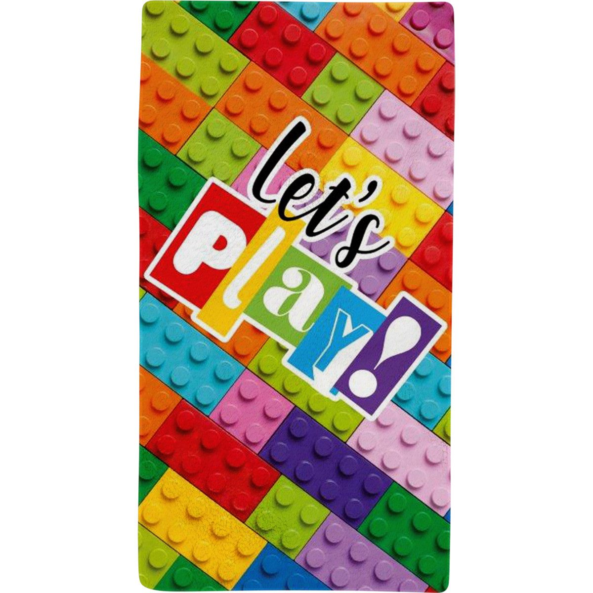 Detexpol Duschtuch Bausteine Unisex Kinder, Frottee (1-St), Handtuch, Dusch günstig online kaufen