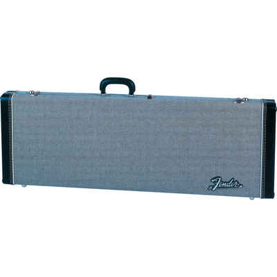Fender E-Gitarren-Koffer, Deluxe Hardshell Case Strat/Tele Black Tweed - Koffer für E-Gitarren