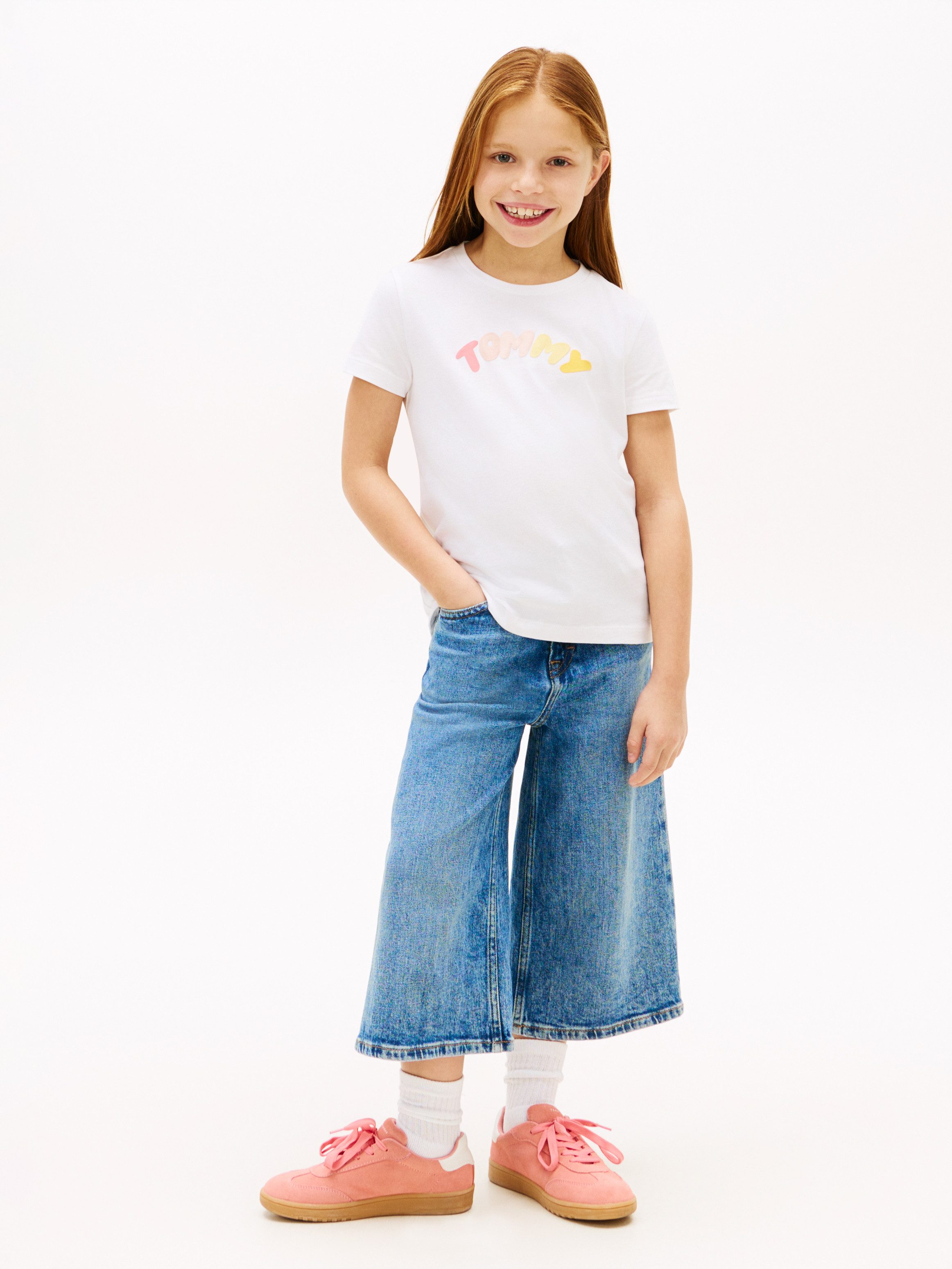 Tommy Hilfiger T-Shirt TOMMY PUFF PRINT TEE SS Kinder bis 16 Jahre, regular fit – Bild 3 von 5