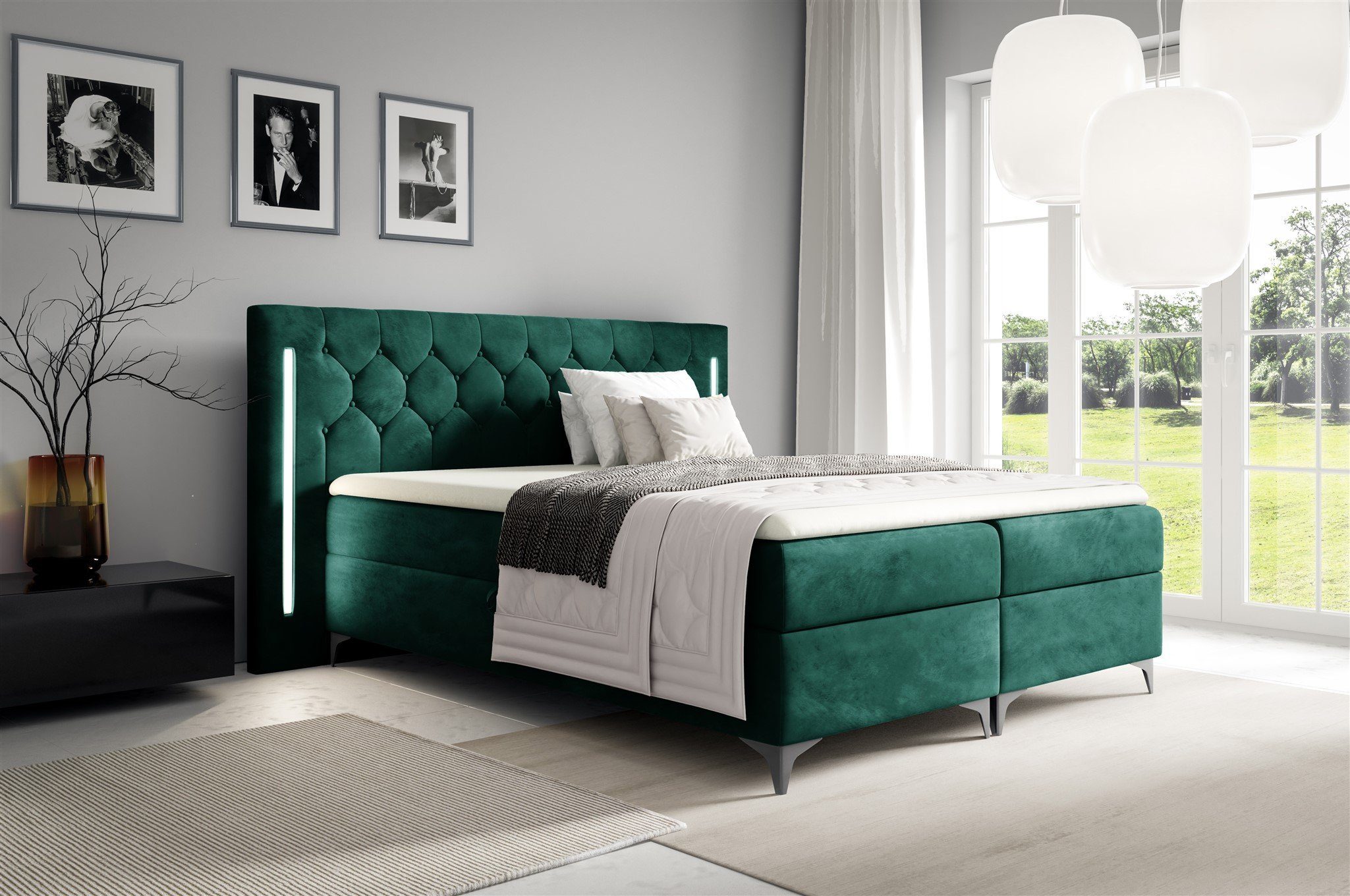 Fun Möbel Boxbett Schlafzimmerbett ELODIE in günstig online kaufen