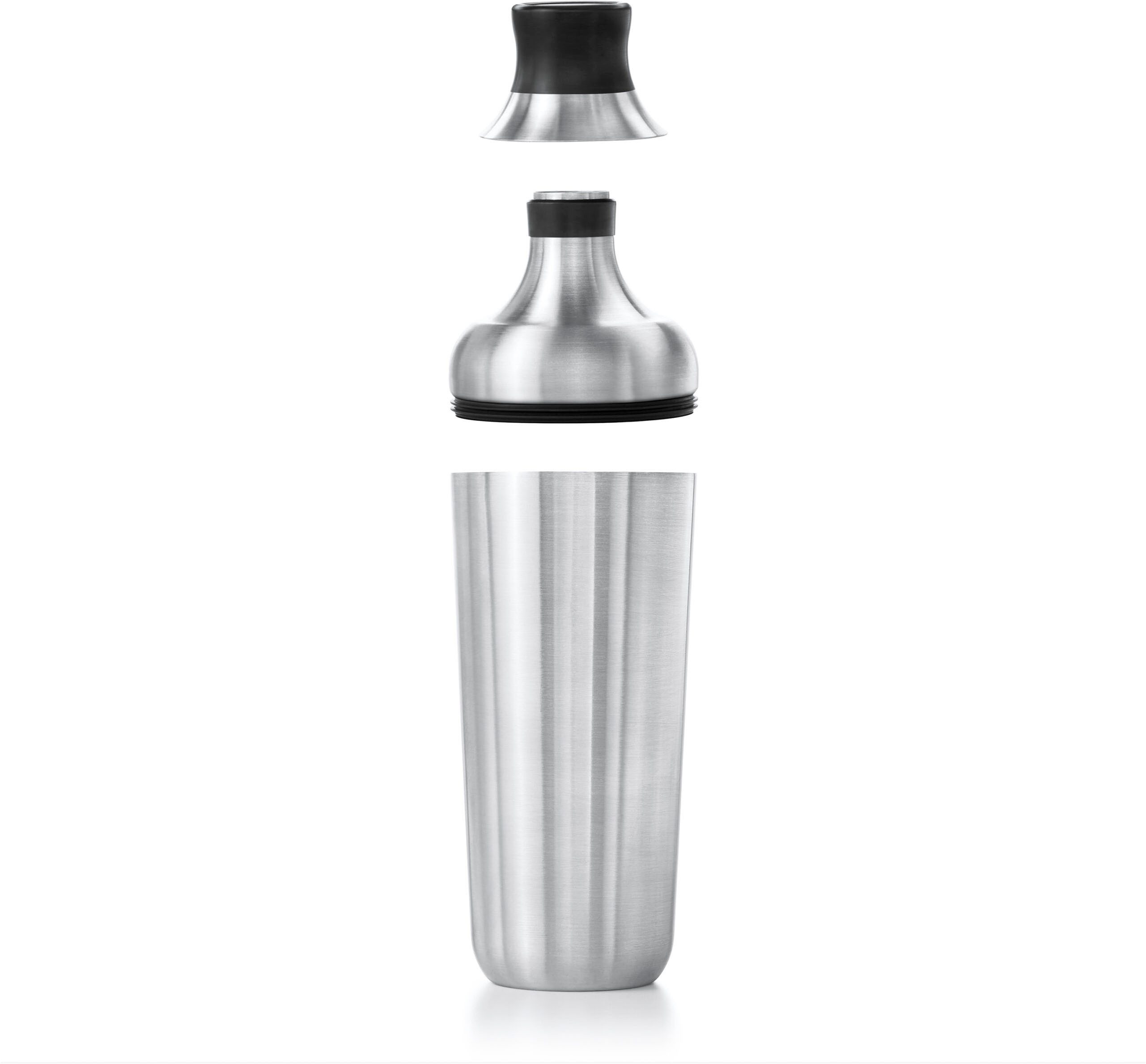 OXO SteeL Cocktail Shaker, Edelstahl, (3-tlg), einwandig
