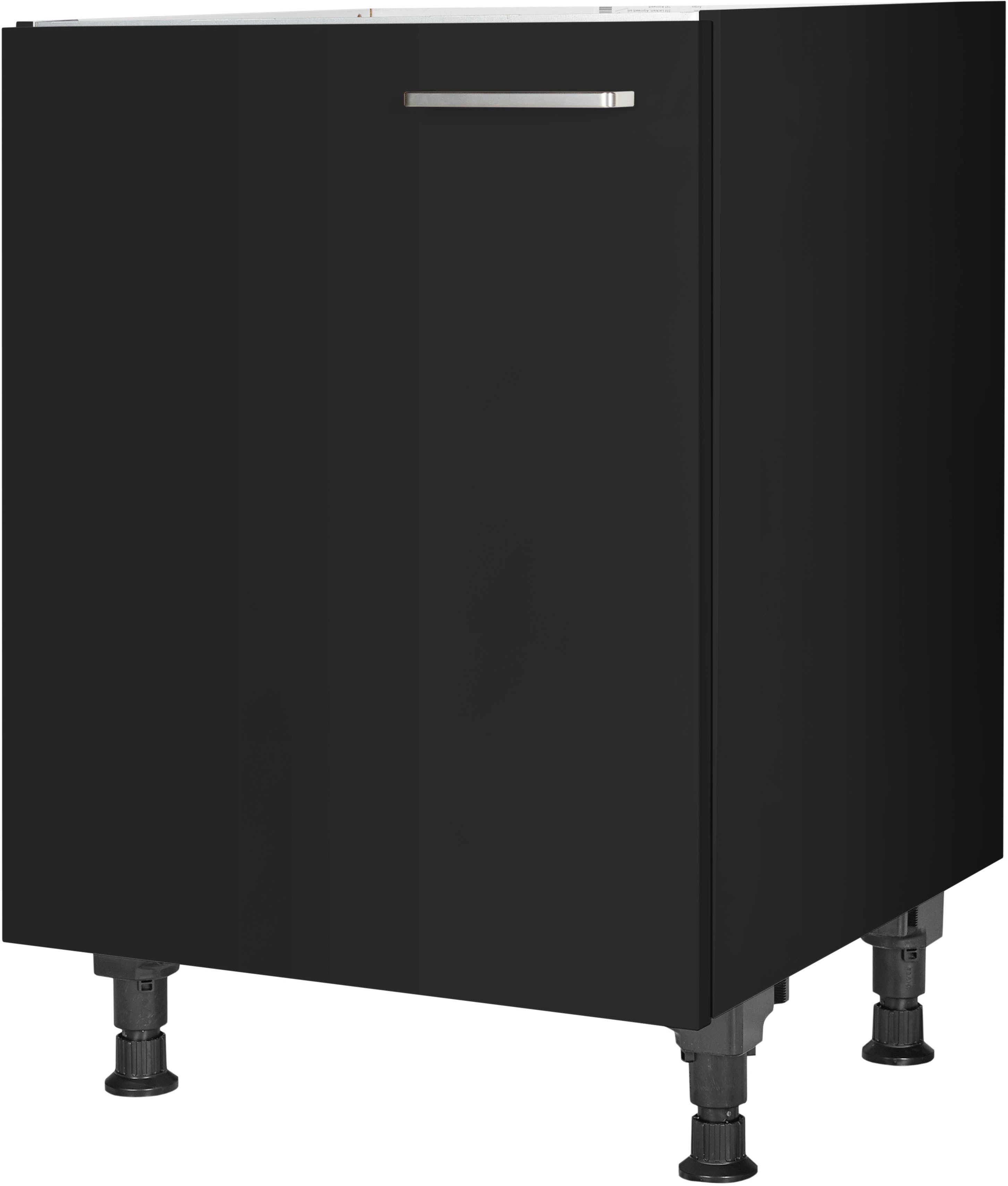 nobilia® Spülenschrank "Touch", Ausrichtung wählbar, vormontiert, in den Breiten 45 und 60 cm, mit höhenverstellbaren Sockelfüßen