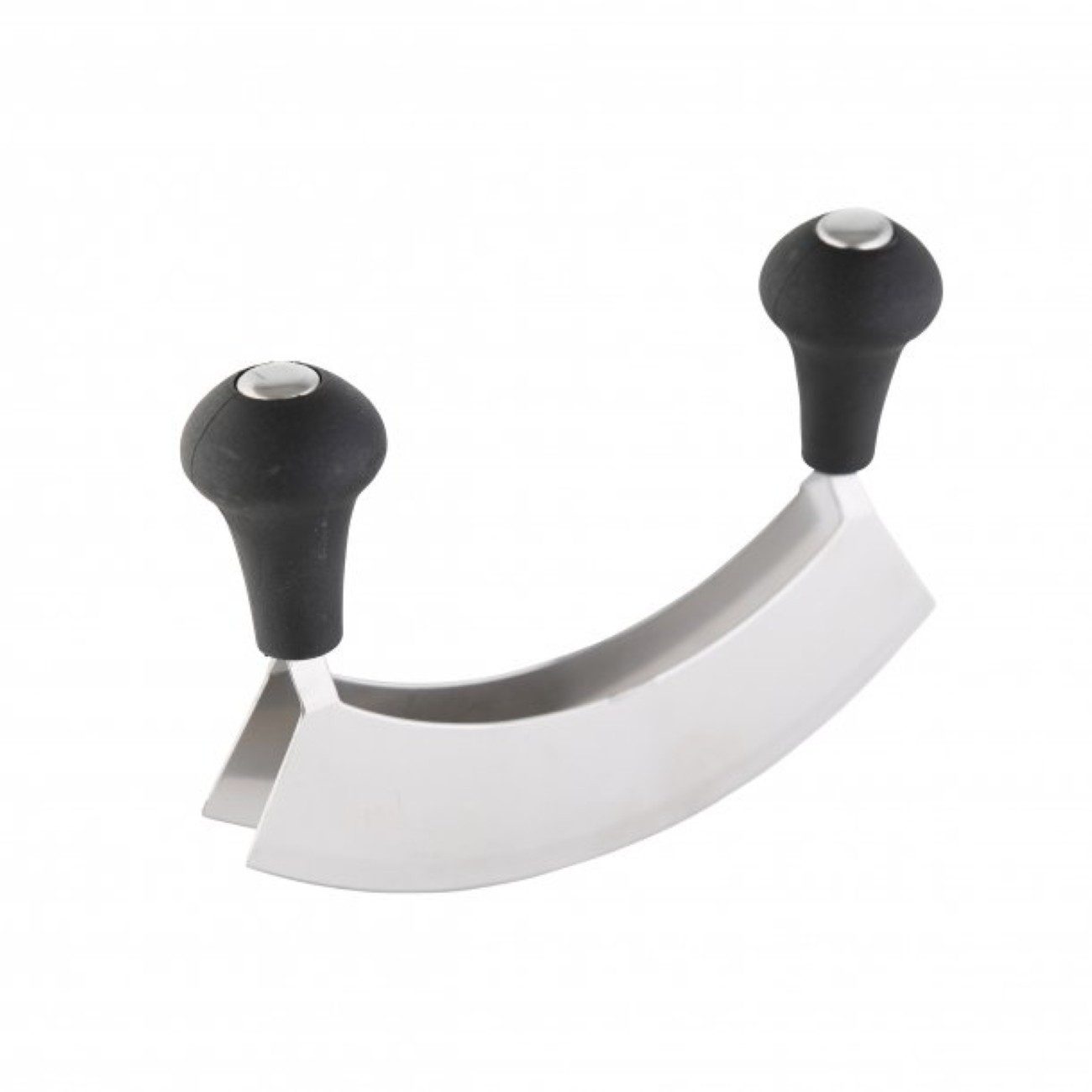 axentia Wiegemesser mit 2 Edelstahlklingen, 17 cm, Kunststoffgriffe in Schwarz