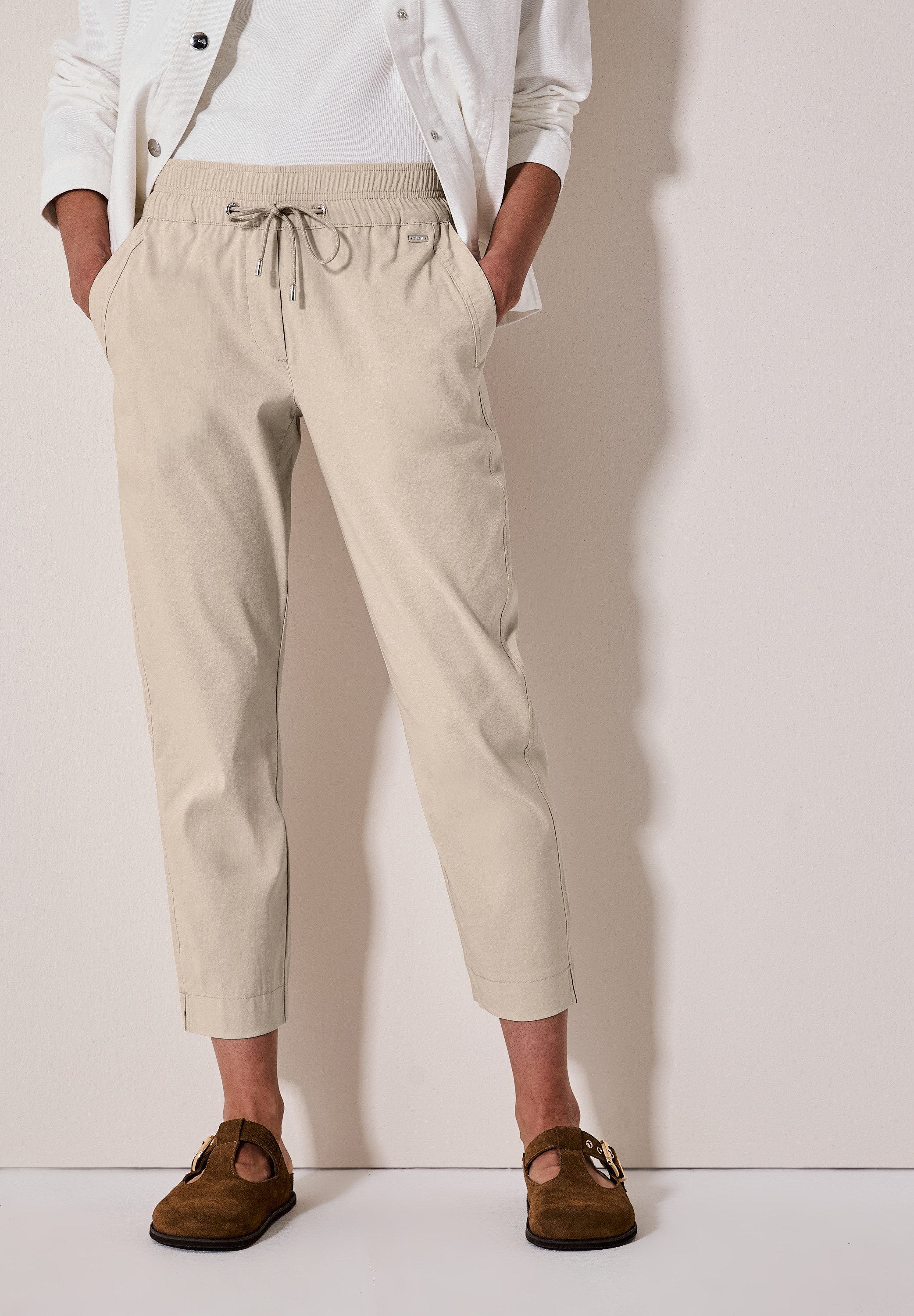 CECIL Jogger Pants Elastikbund mit Tunnelzug