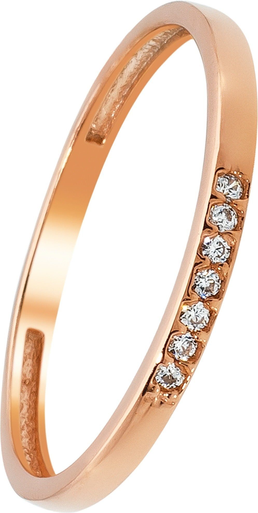 58 Blatt 8 333 Karat 8Kt - Ringe, (18,4) 7 Rosegold Gold Ring Gr.58 Goldring Balia Damen (Fingerring), Zirkonias, Damen Balia