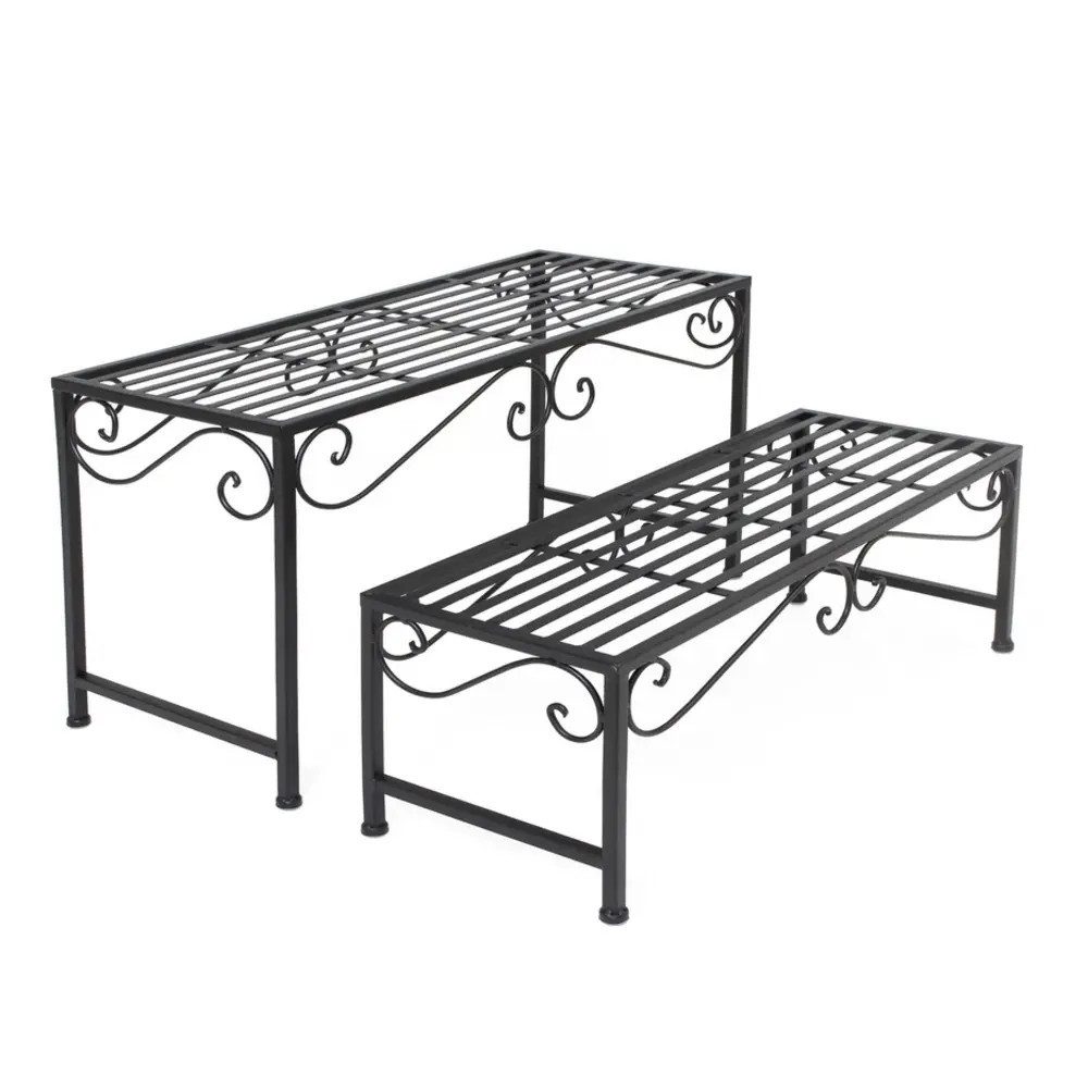 Home-trends24.de Blumenbank Metall Bank Blumenbank Pflanzenbank günstig online kaufen