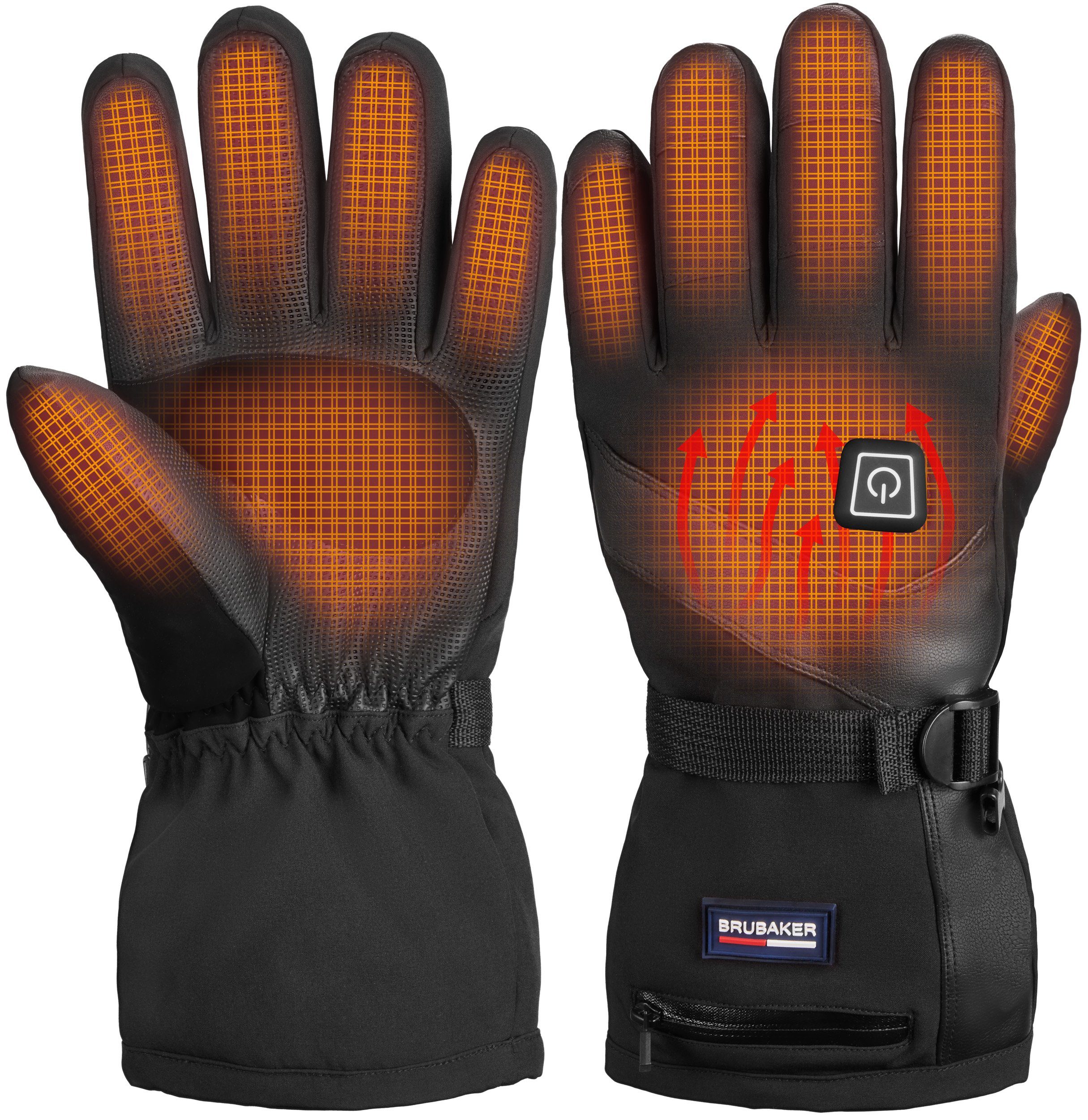 Winterhandschuhe Beheizbar Ski Handschuh Warm Wasserdicht Handschuhe XL DE 