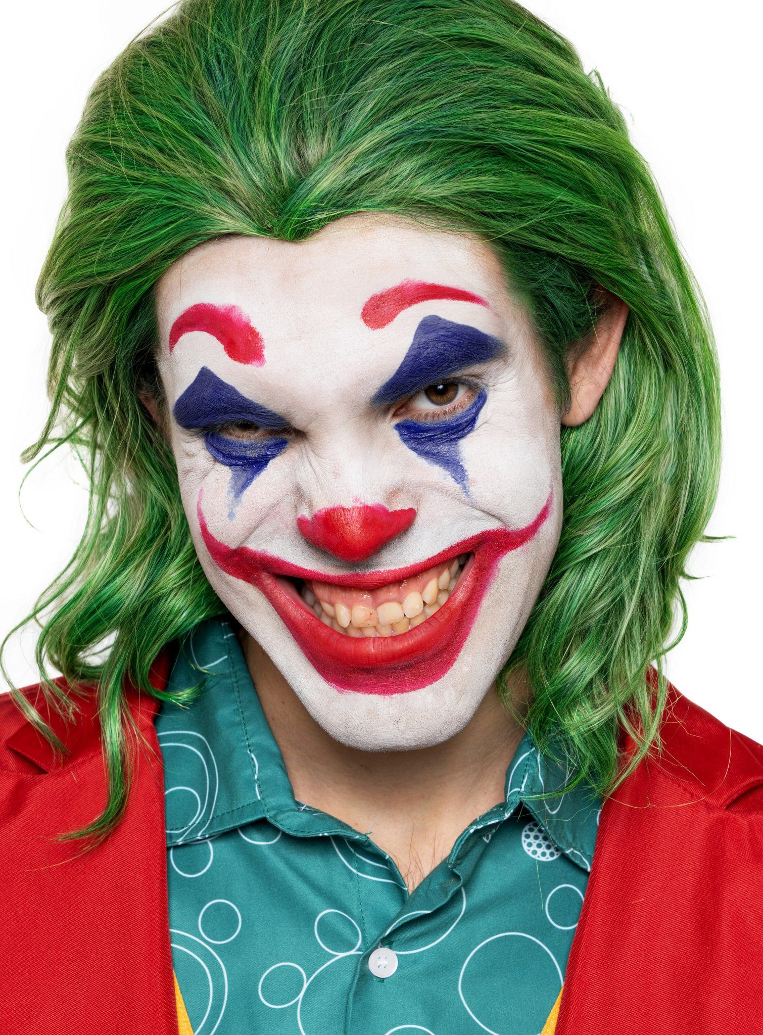 Maskworld Theaterschminke Make-up Set Joker 2019, Halloween Schminkset mit optimal aufeinander abgestimmten Komponenten