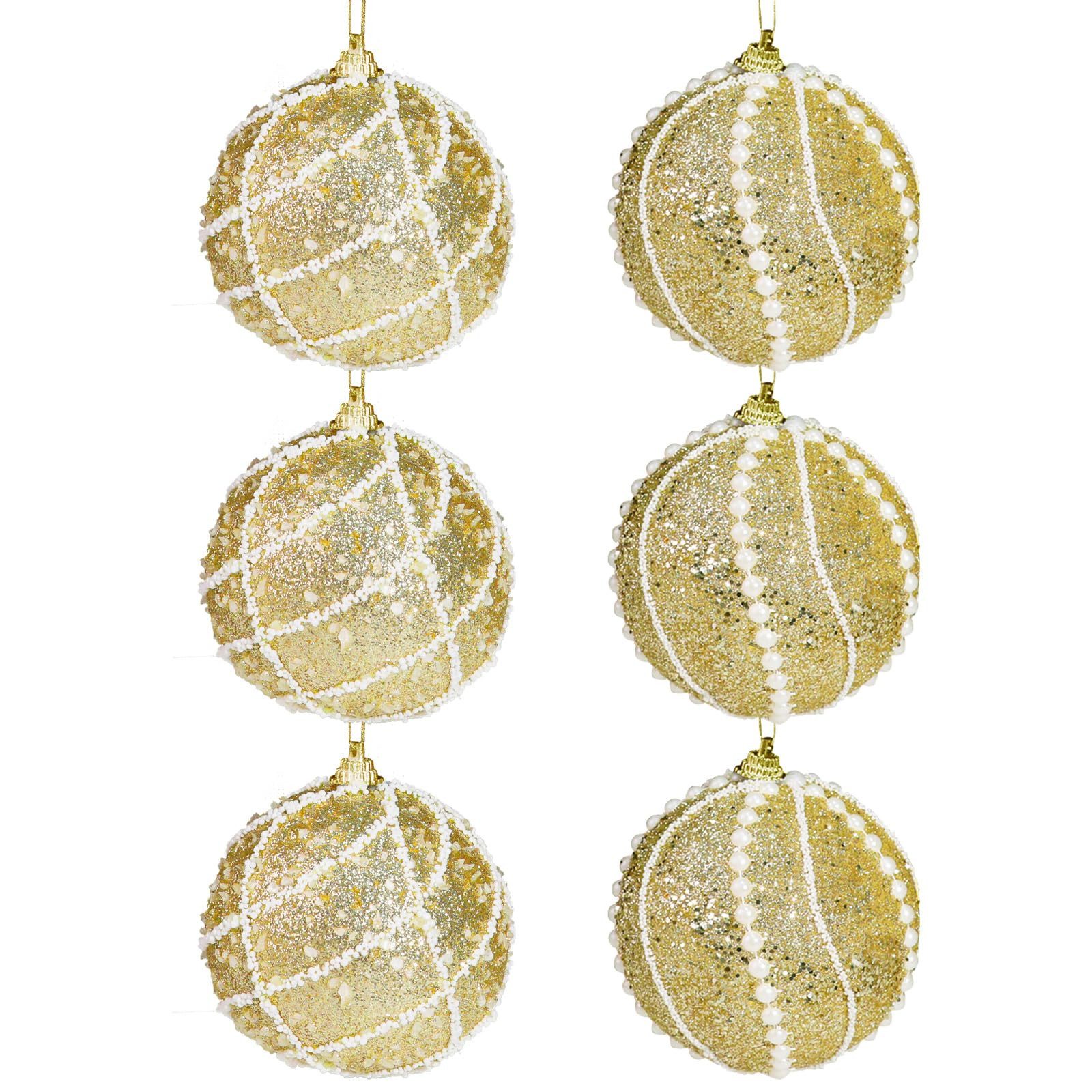 M&W DAS DESIGN Weihnachtsbaumkugel Weihnachtskugeln Christmas Decorations 8CM