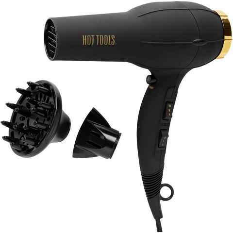 HOT TOOLS Ionic-Haartrockner Pro Signature HTDR5577E, 2000 W, 2000W, 3 Heizstufen und 2 Geschwindigkeiten, leicht, mit UK/EU-Stecker