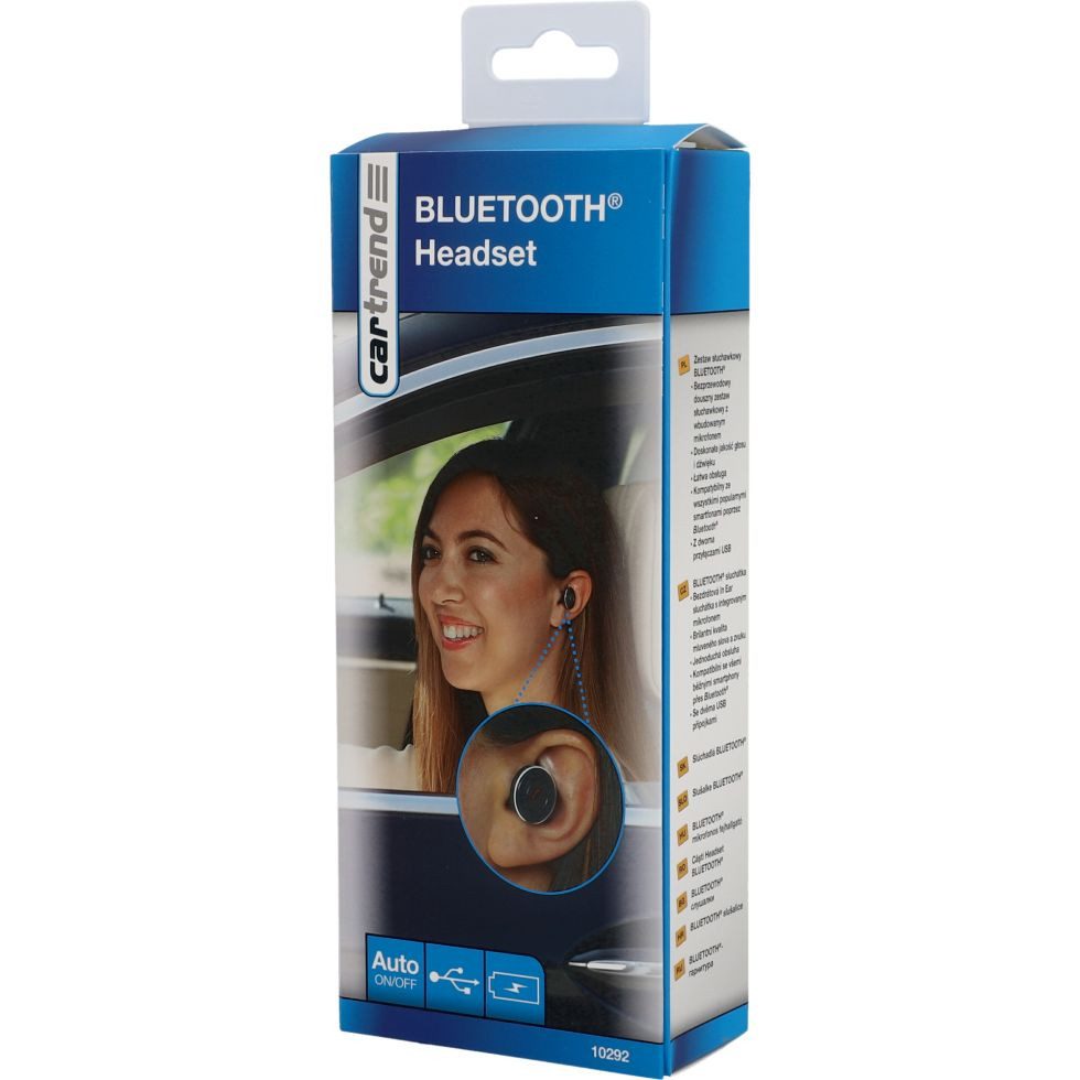 Cartrend Cartred USB-Ladestecker mit Bluetooth Headset Powerstation