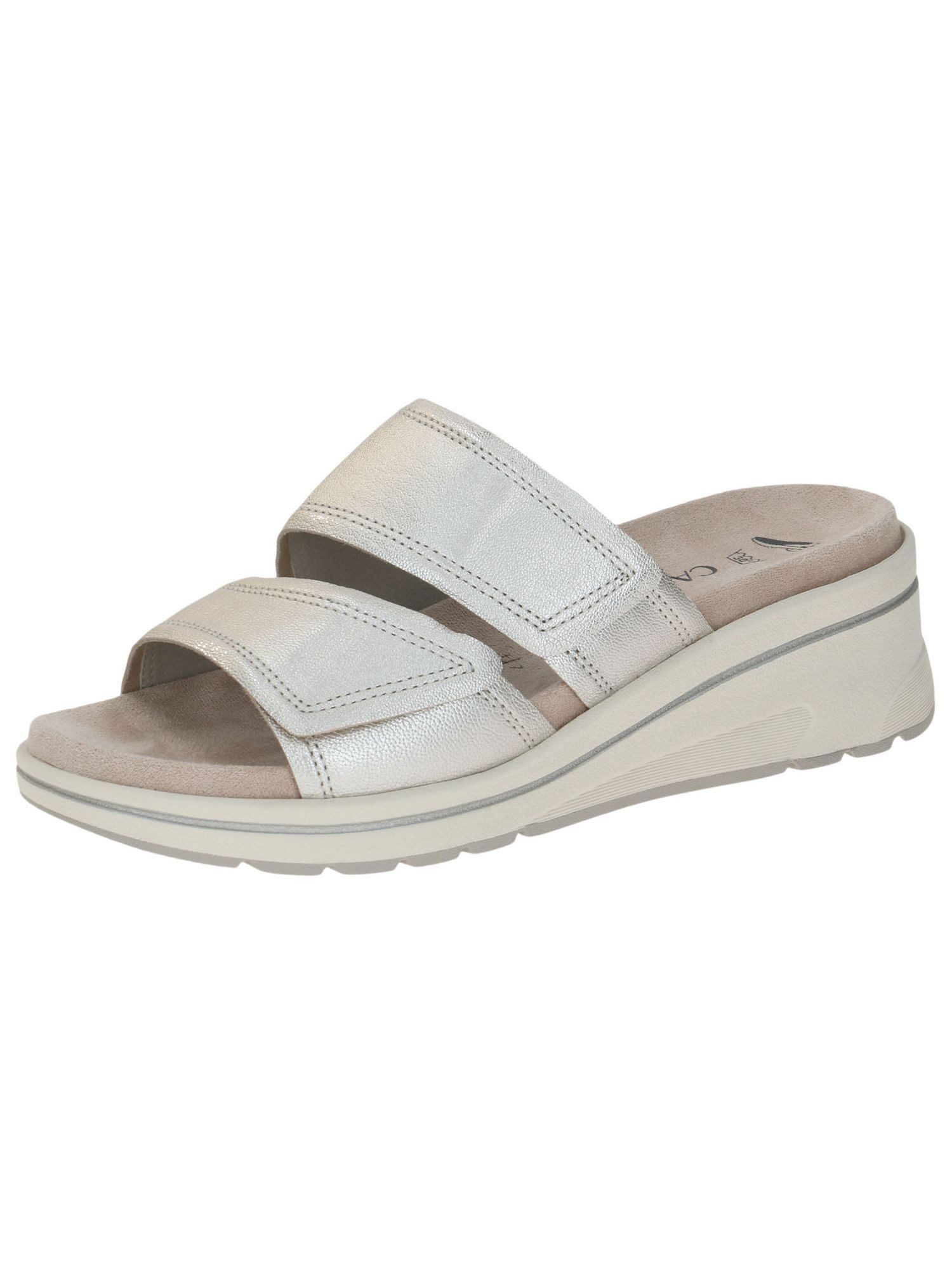 Caprice Cap Mem/rem/ws aus Leder Keilabsatz 9-27207-46 Keilpantolette