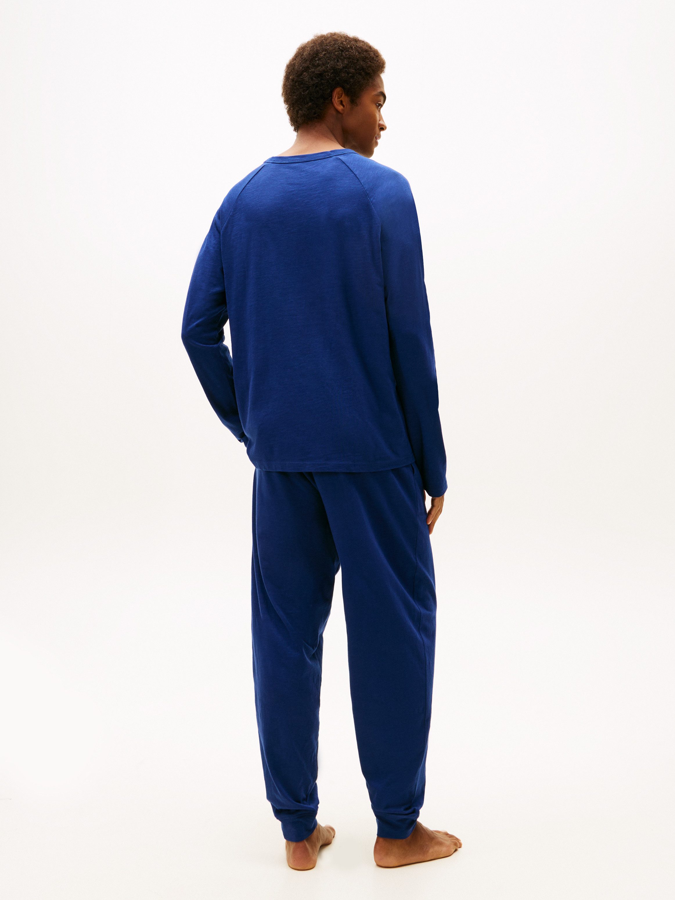 Tommy Hilfiger Underwear Schlafanzug JERSEY PYJAMA SET CUFFED Bündchen am B günstig online kaufen