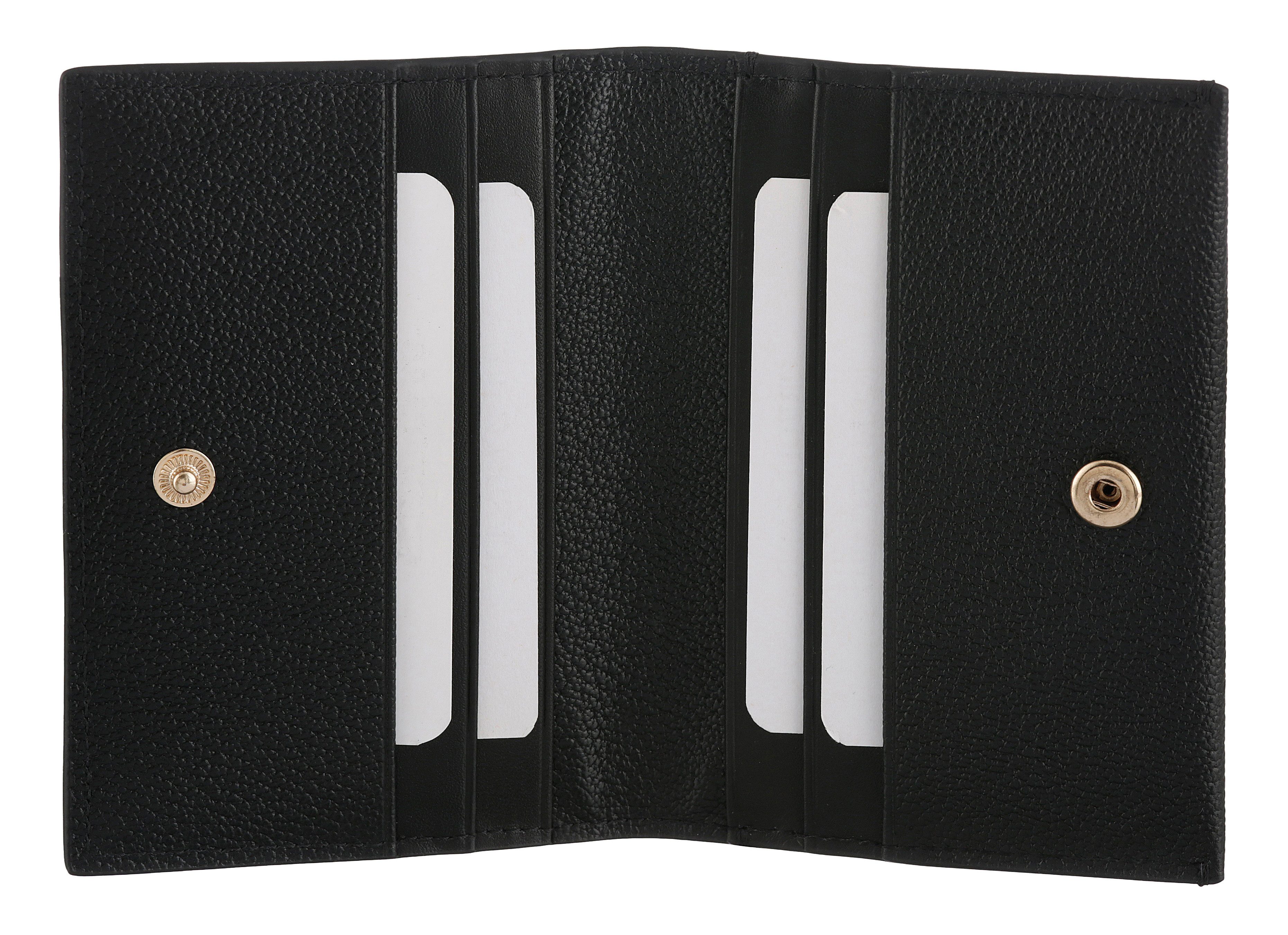 Calvin Klein Jeans Kartenetui MIN MONOGRAM 6CC FLAP CARDCASE, Kartenhalter, Geldbörse mit CK-Monogramm