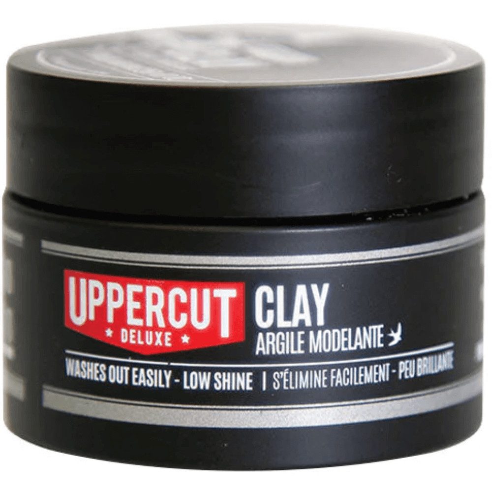 Uppercut Deluxe Haarpomade Uppercut Deluxe – Clay Pomade – Pomade, Haarwachs 25 Ml, 1-tlg., Wasserbasierte Haarpomade mit starkem Halt und mattem Finish