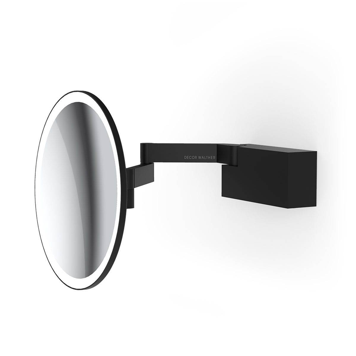 Decor Walther Kosmetikspiegel Vision R 5× LED-Schminkspiegel IP44 Dim-to-Warm Badezimmer, 5-fach Vergrößerung