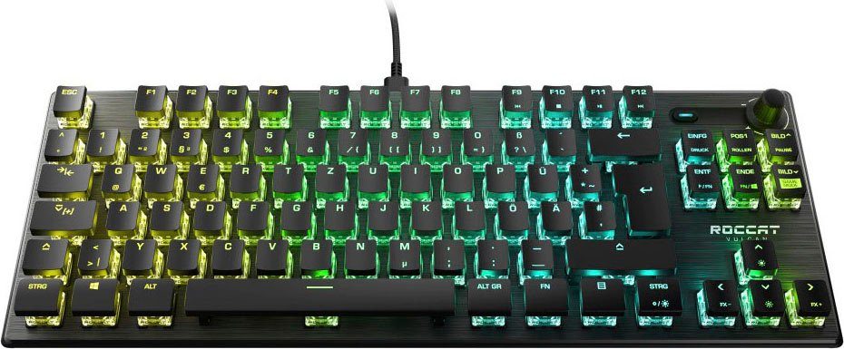ROCCAT "Vulcan Pro" TKL, mechanische, lineare Tasten Gaming-Tastatur