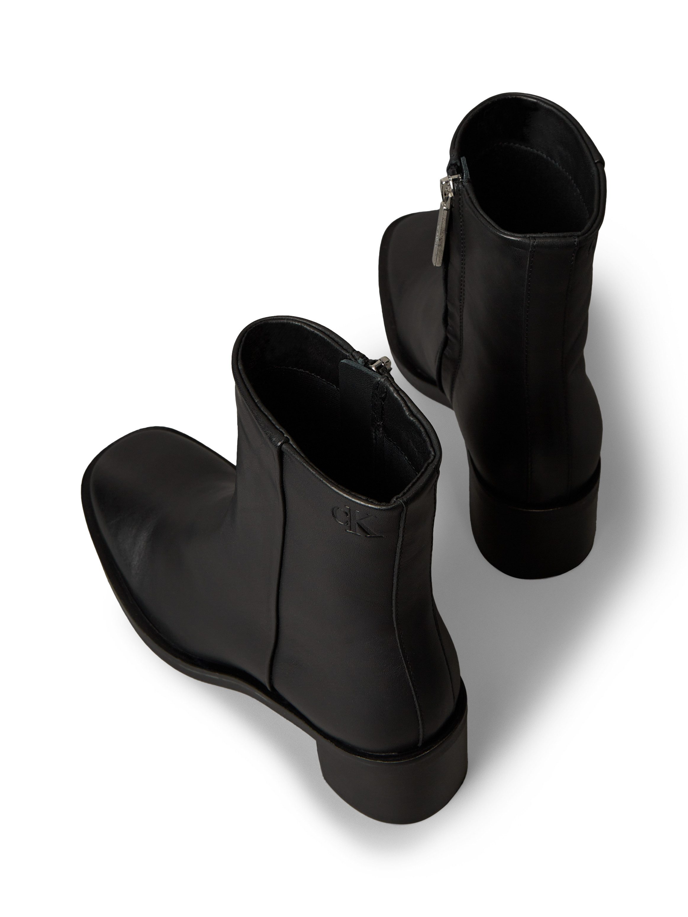 Calvin Klein BLOCK HEEL ZIP BOOT LTH Stiefelette Boots, Blockabsatz, in mod günstig online kaufen