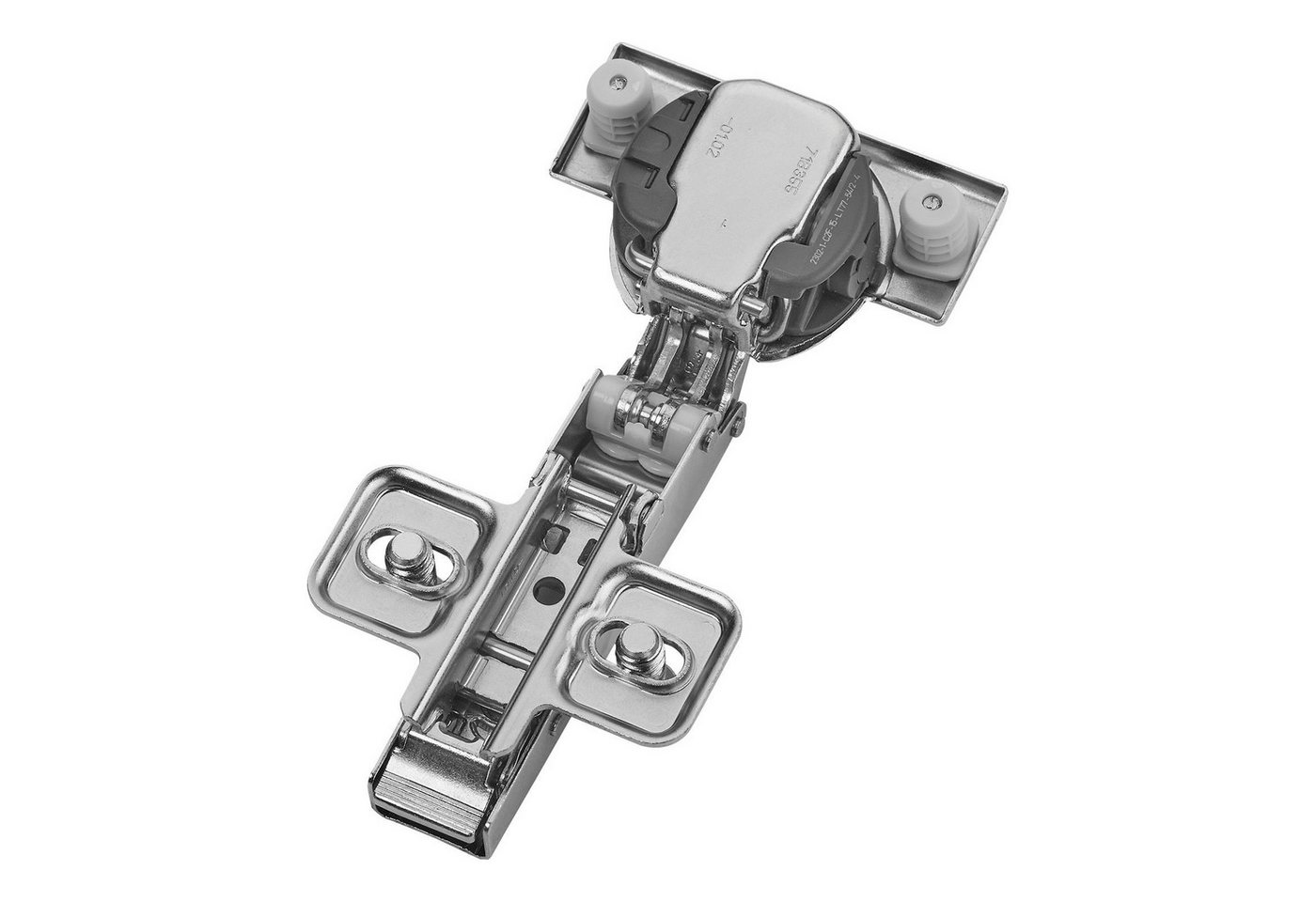 Thumbnail - blum Möbelbeschlag Topfband Schrankscharnier 110° 71B3580 Eckanschlag SoftClose (Spar-Set, 2 St), 3D-Verstellung, inkl. ...