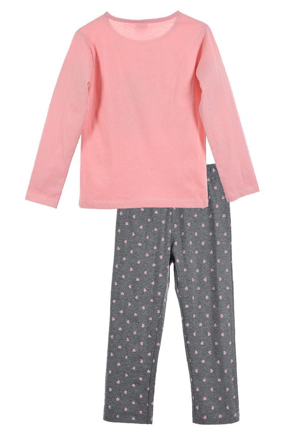 Pyjama Minnie Shirt Kinder Disney Langarm Maus Mini Mouse Pink Mädchen Schlafanzug Schlafanzug Kinder Schlaf-Hose +