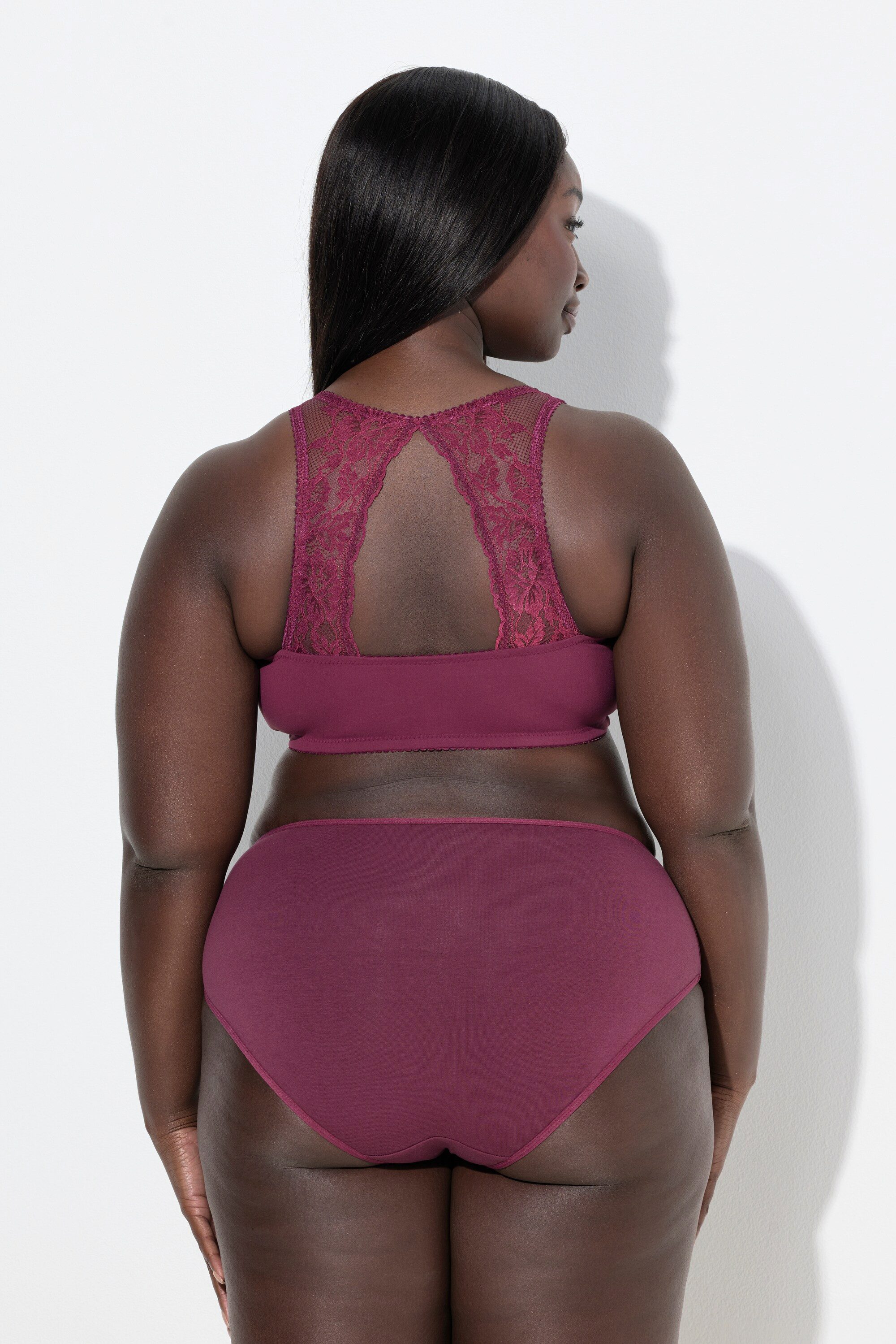 Ulla Popken Bustier Bustier Rückenspitze Vorderverschluss bügellos
